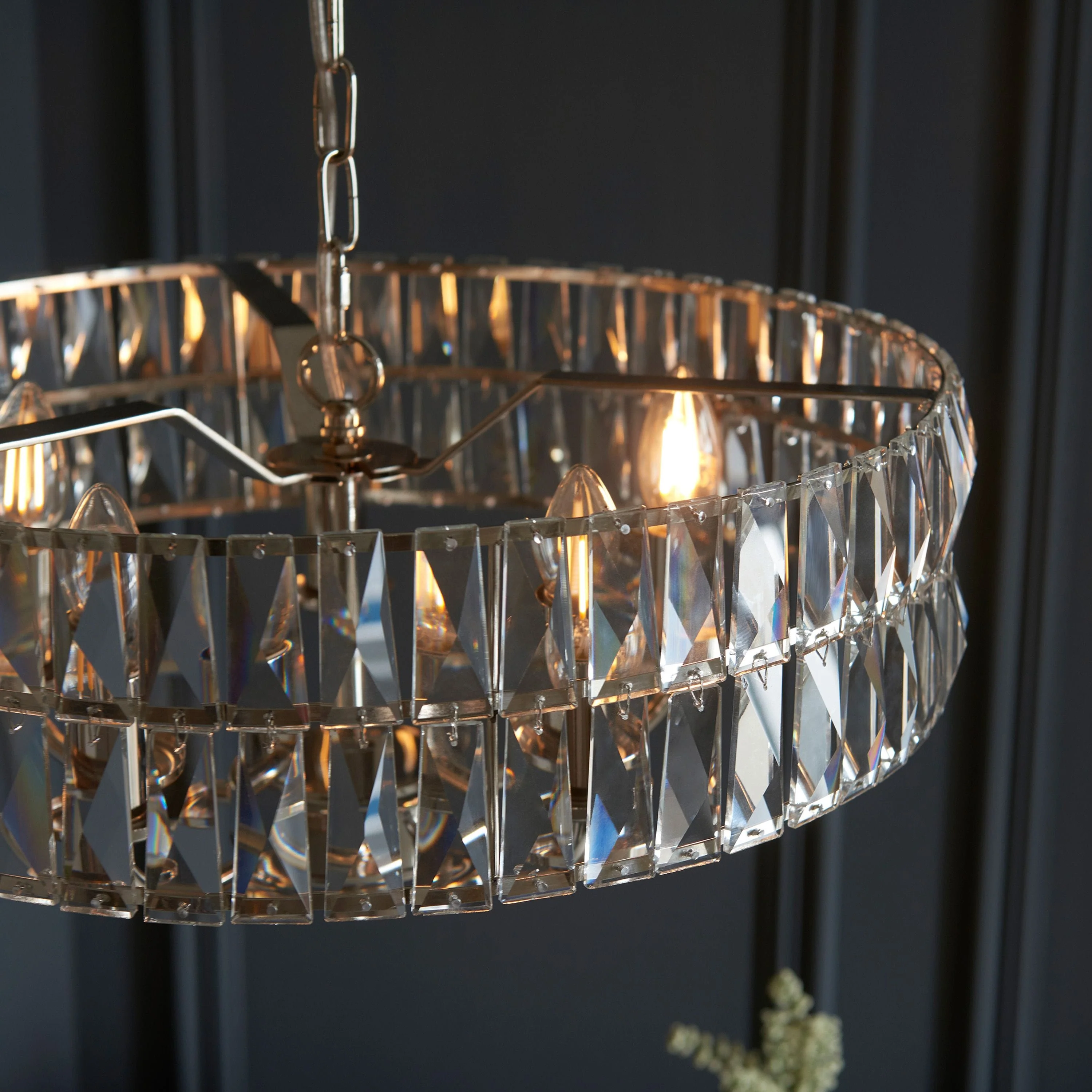 Clifton 5 Pendant Light Bright Nickel - Image 2