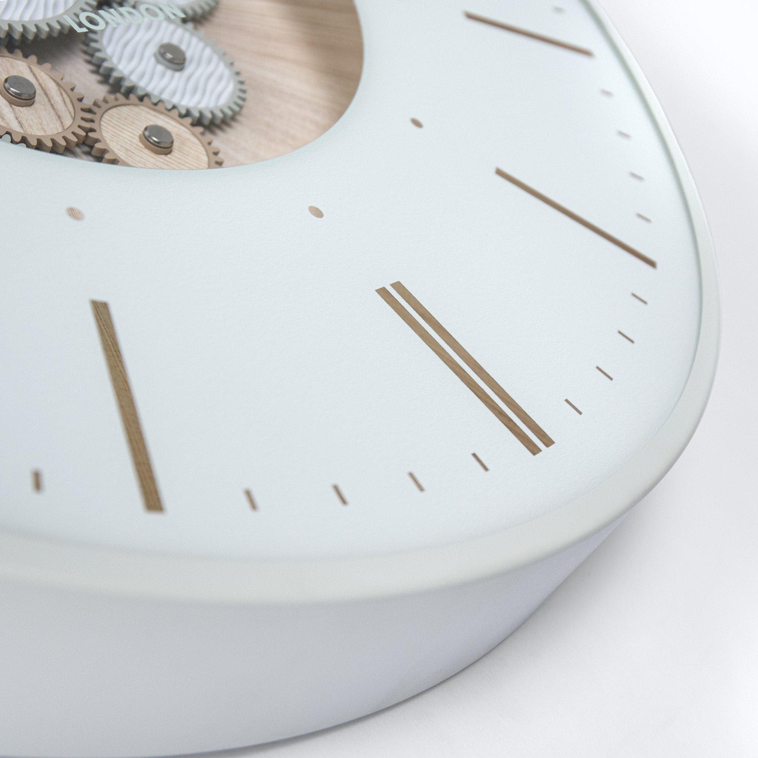 Clocksmith Wall Clock Cog Ivory - Image 3
