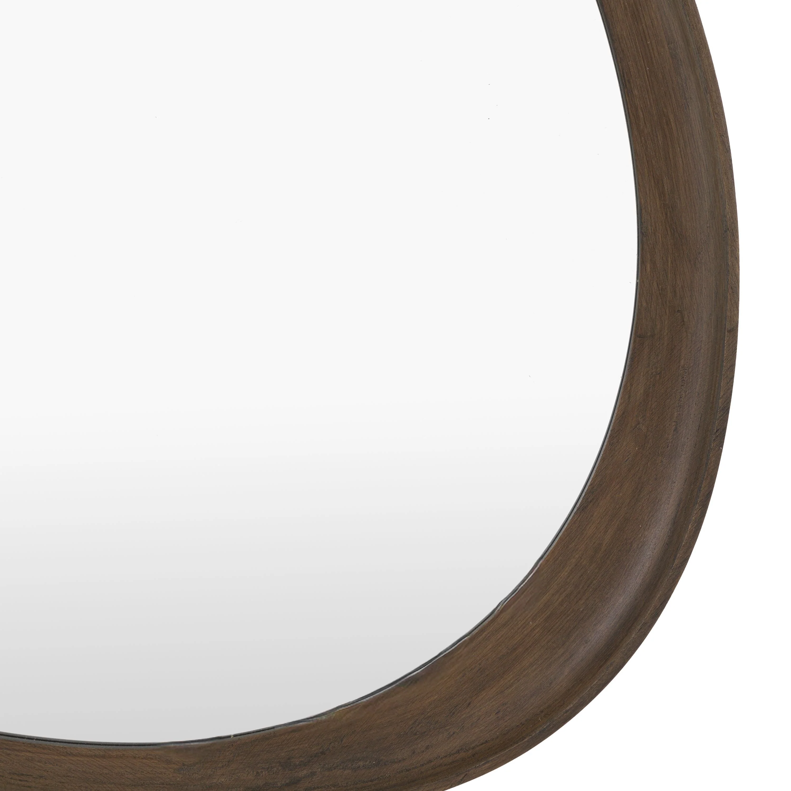 Copenhagen Pebble Mirror Walnut - Image 8