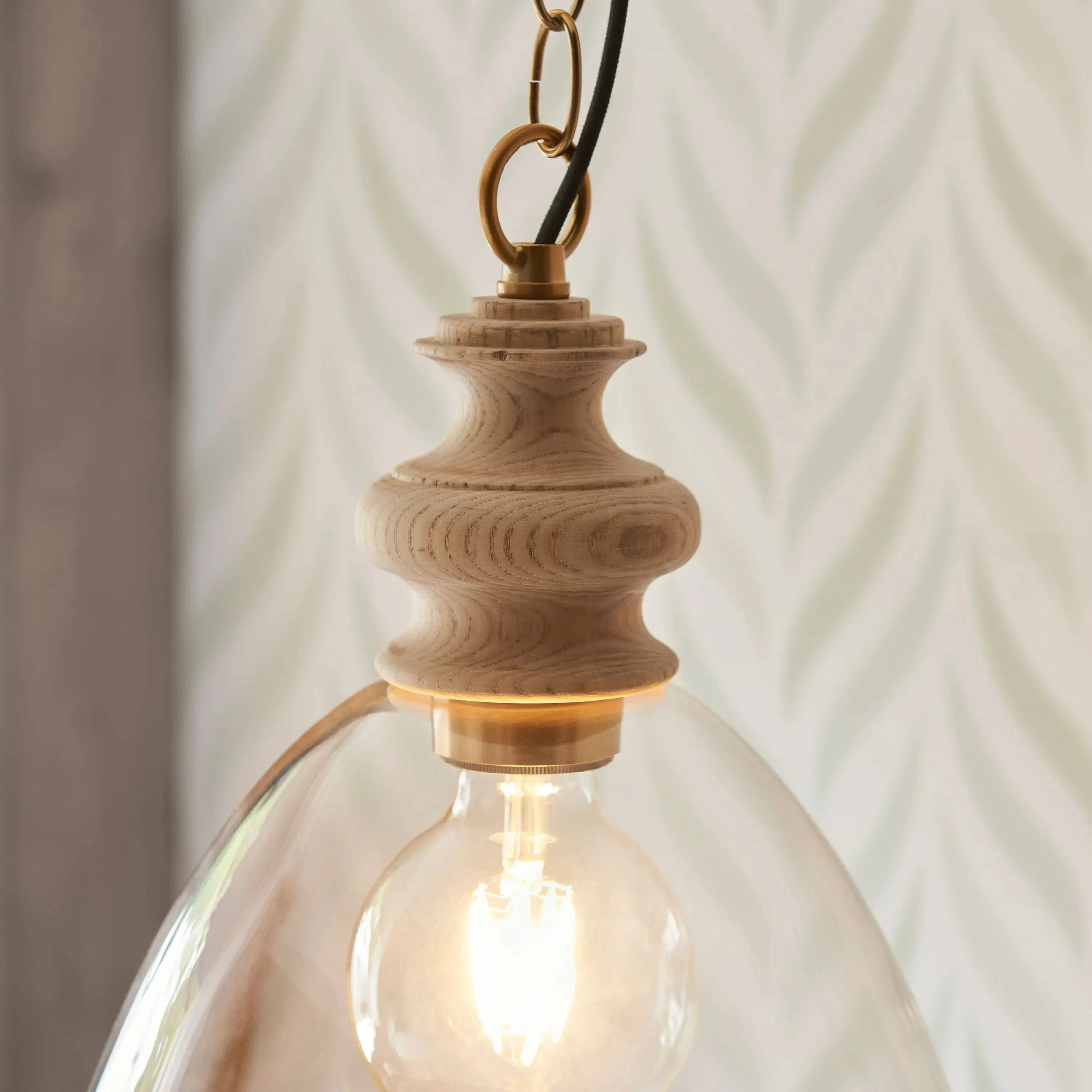 Cotsbro 1 Pendant Light Natural Ash - Image 3