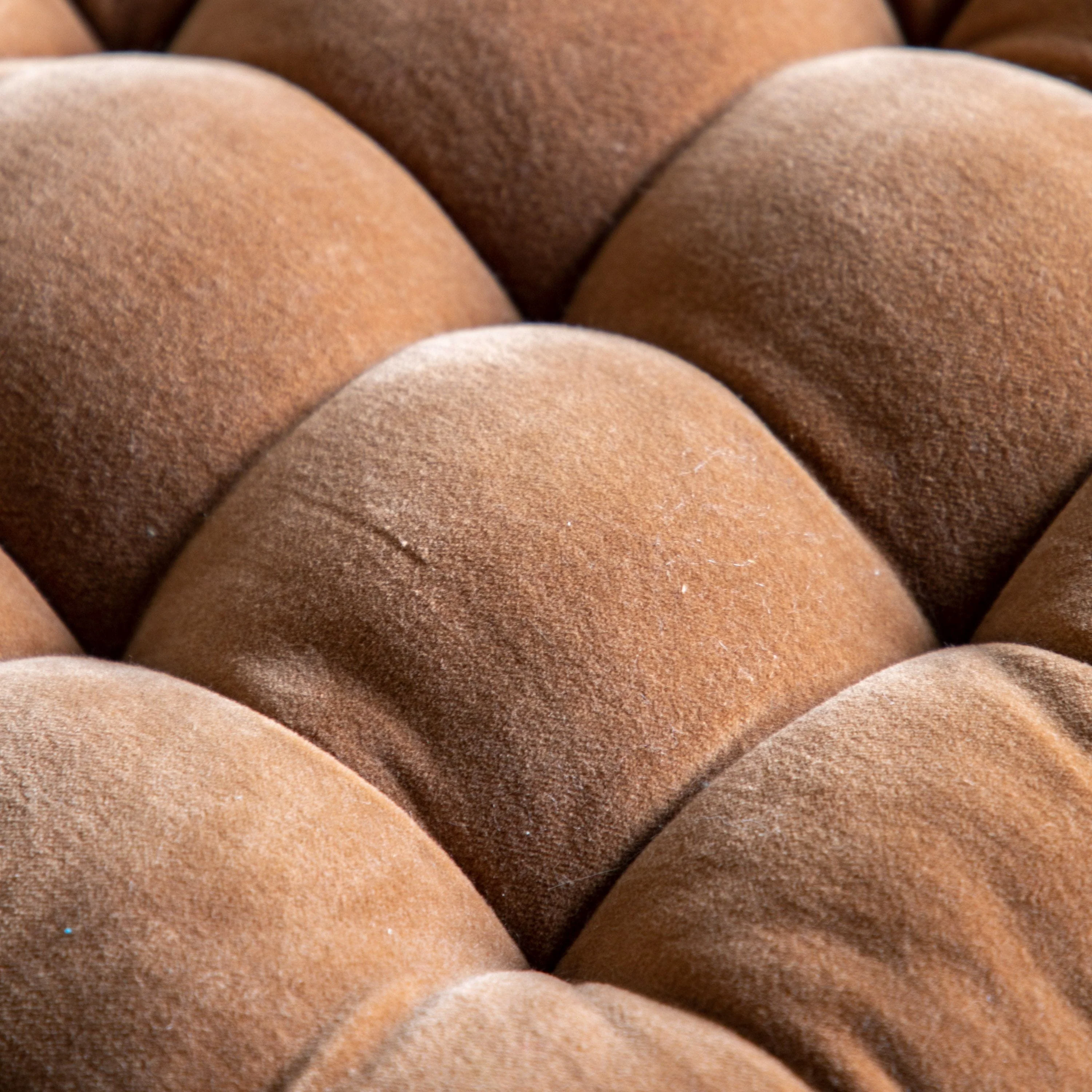 Cotton Velvet Seatpad Tan - Image 3