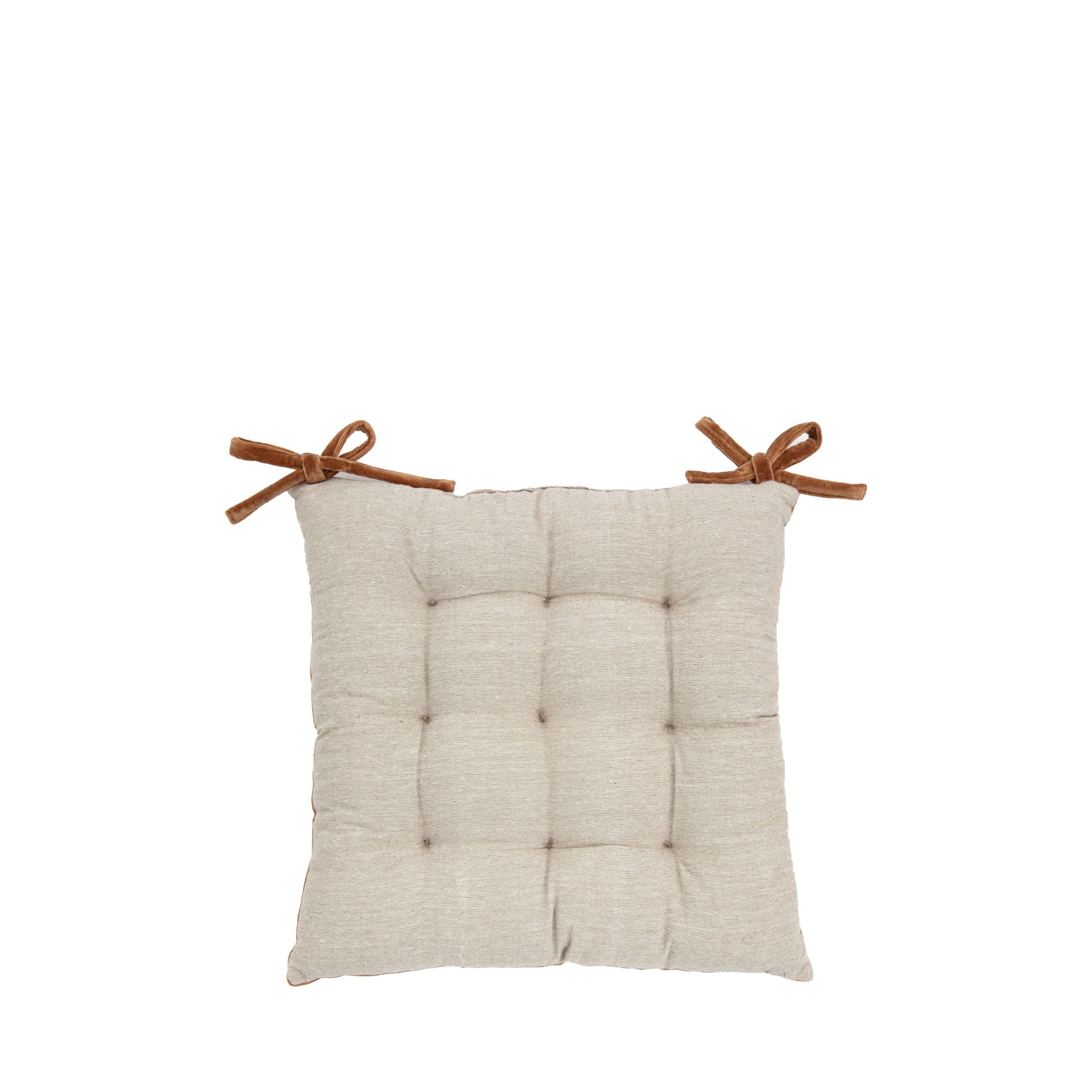 Cotton Velvet Seatpad Tan - Image 7