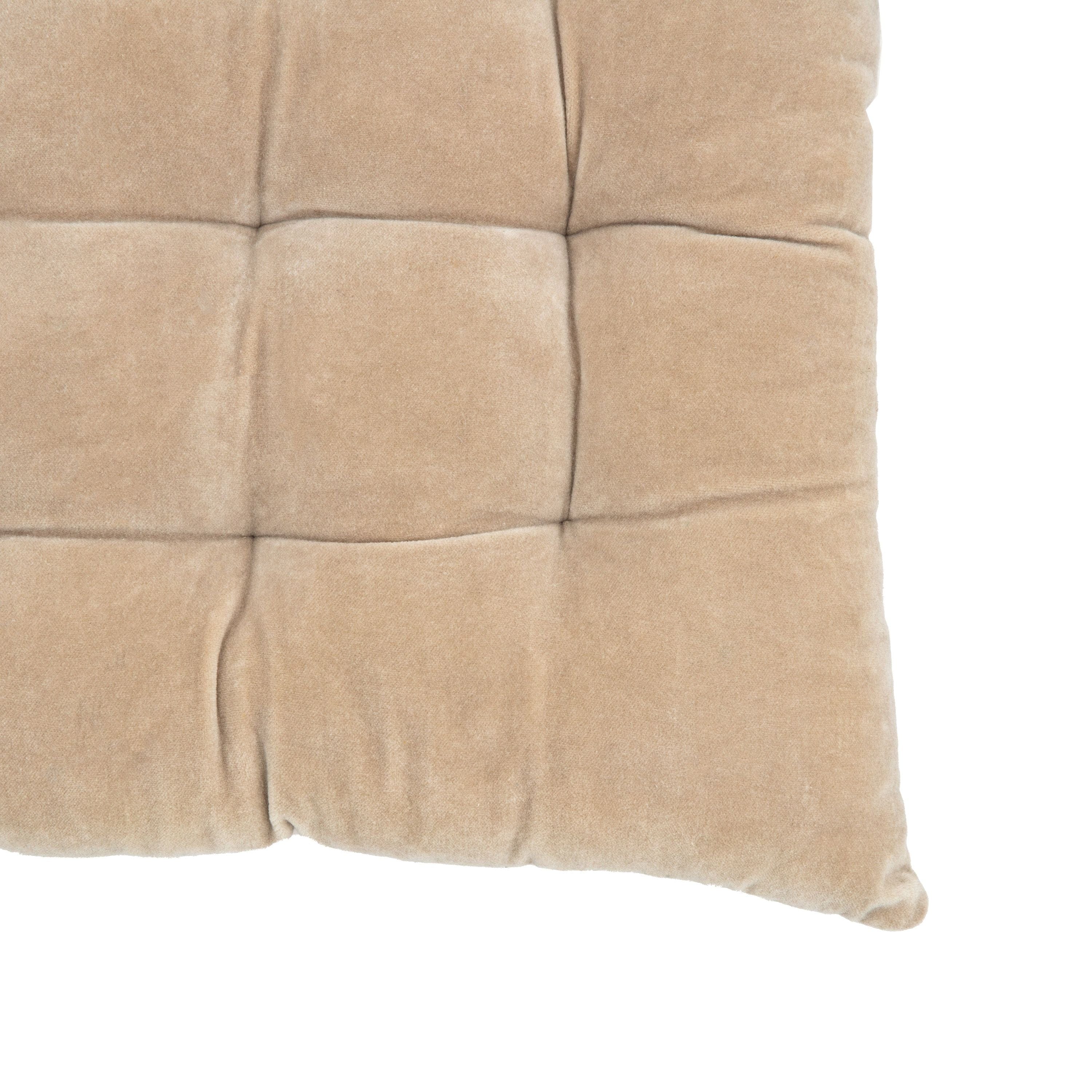 Cotton Velvet Seatpad Natural - Image 5