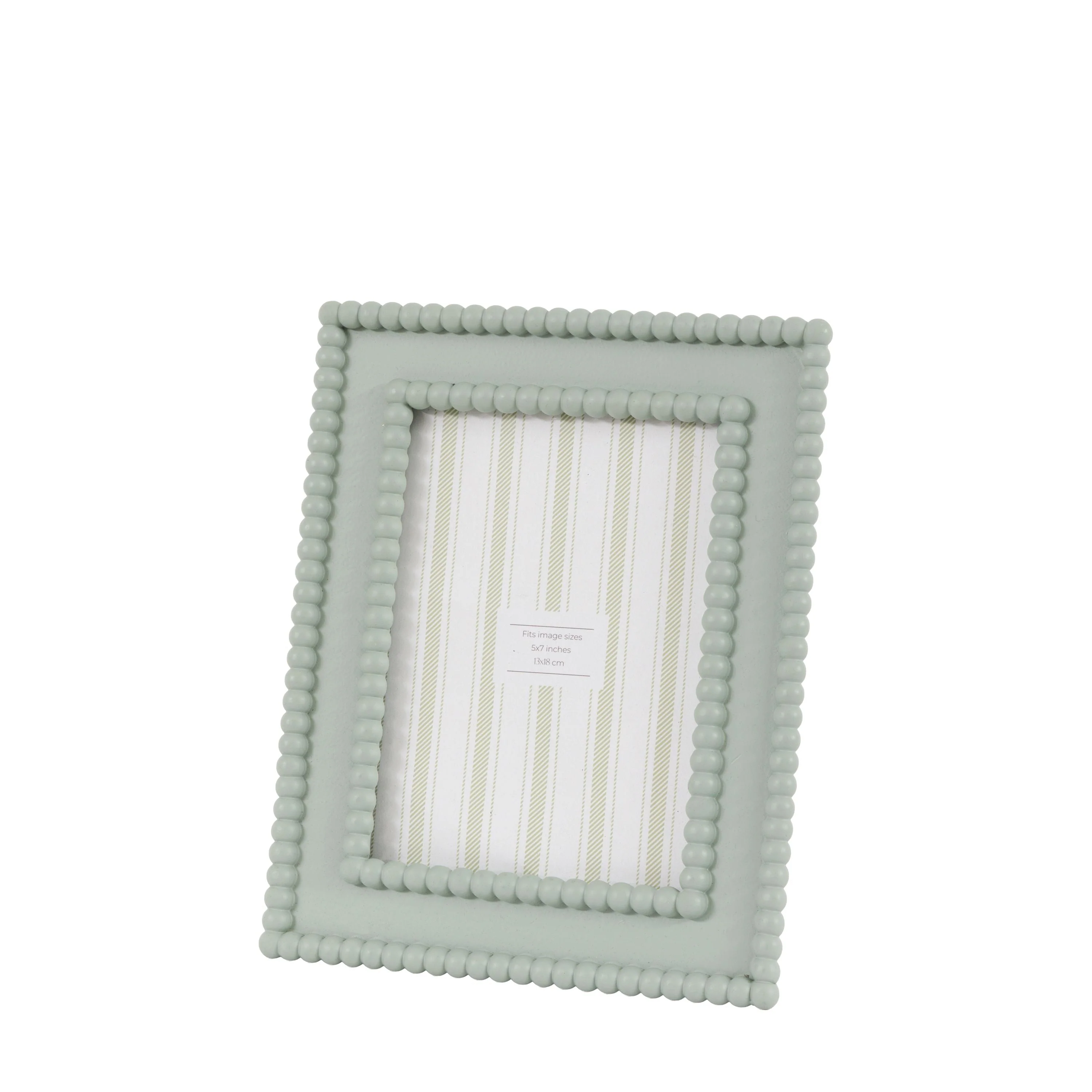 Cove Beaded Photo Frame 7x5 Sage - Image 2