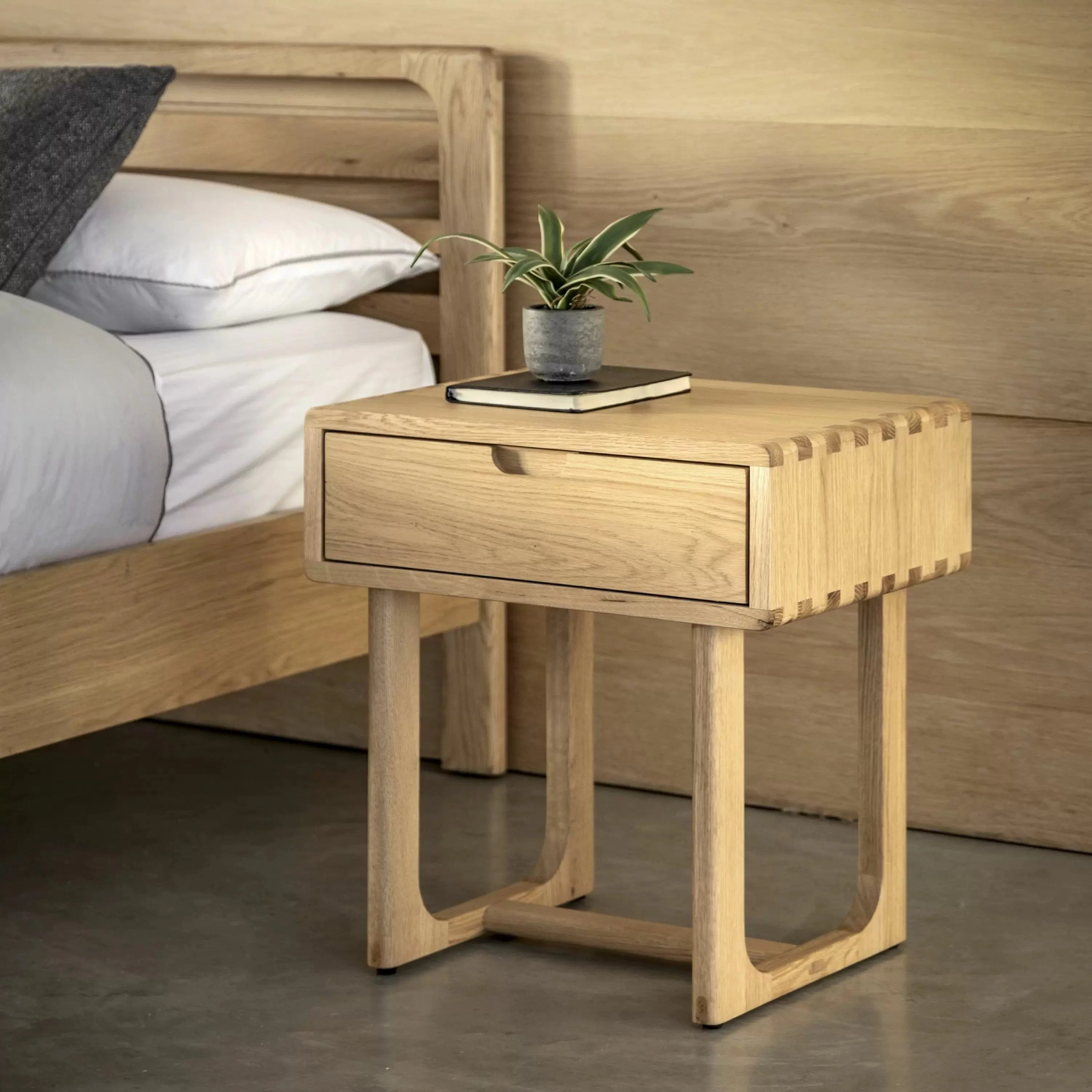 Payton 1 Drawer Bedside Natural - Image 4