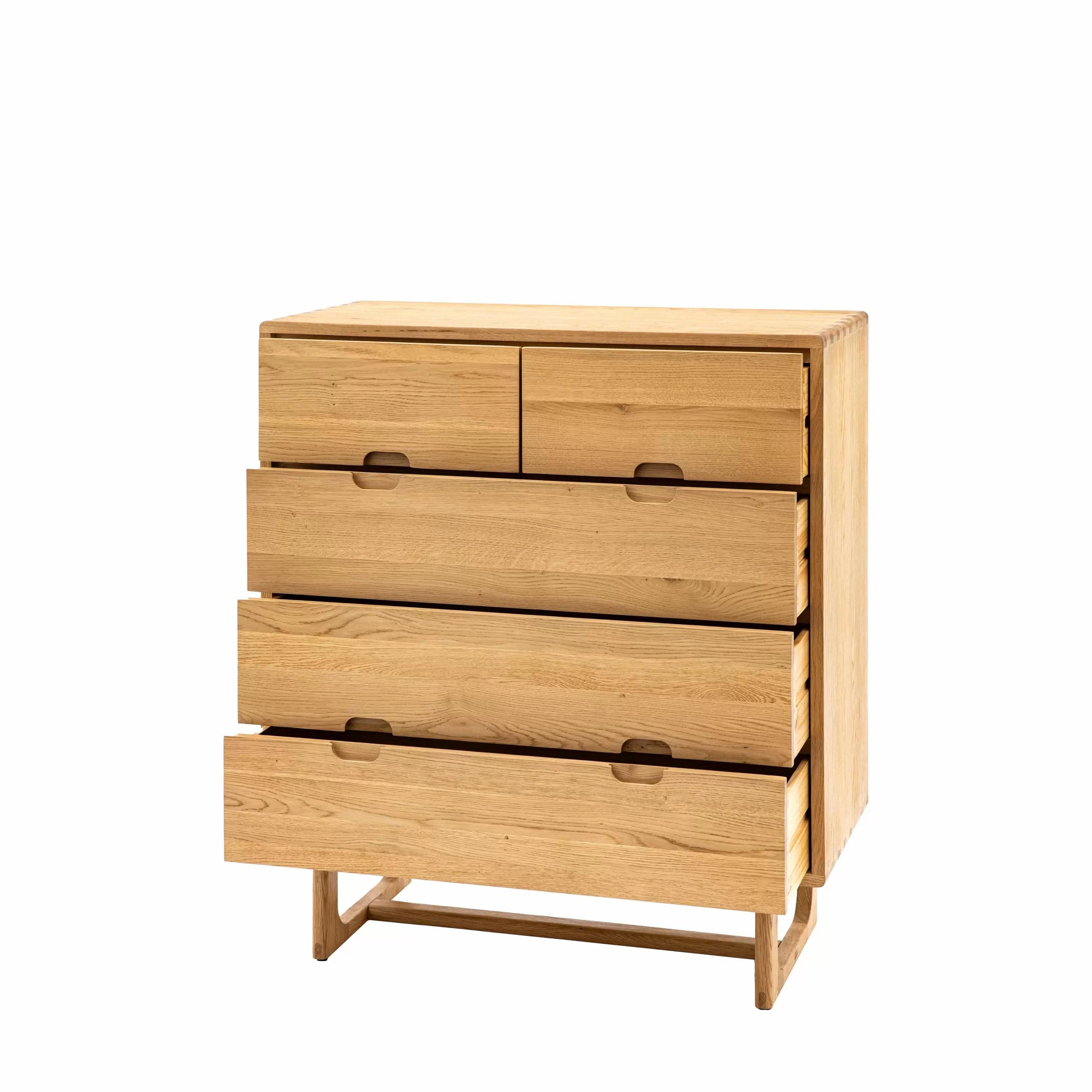 Payton 5 Drawer Chest Natural - Image 8