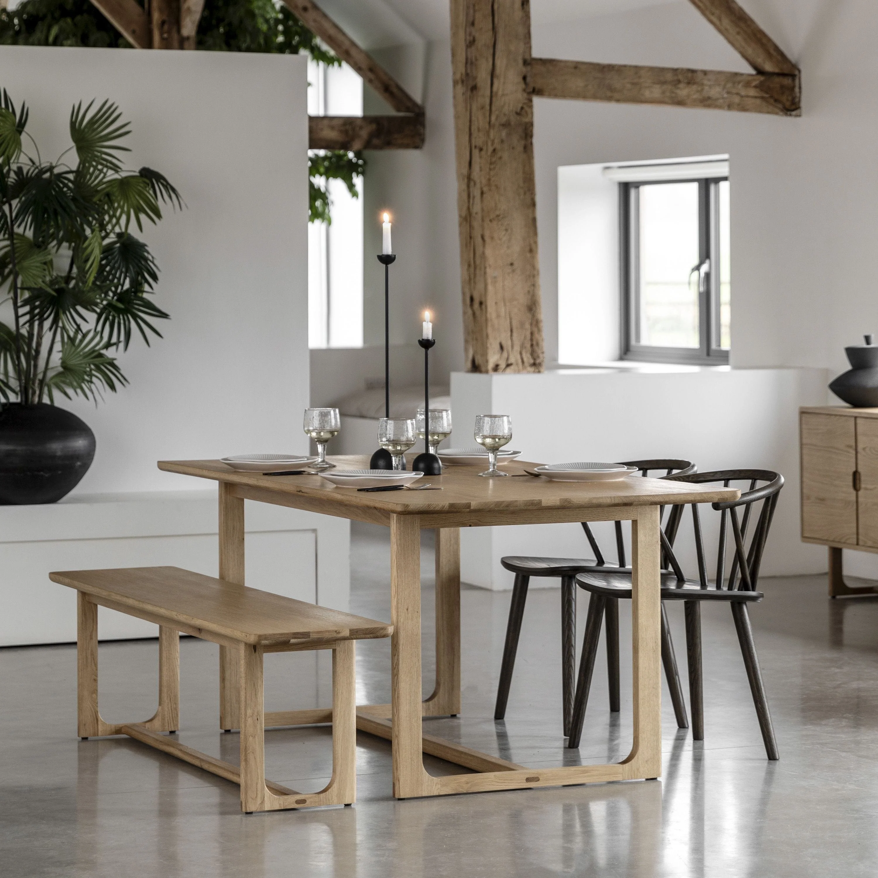 Payton Dining Table Natural 1800x950x750mm
