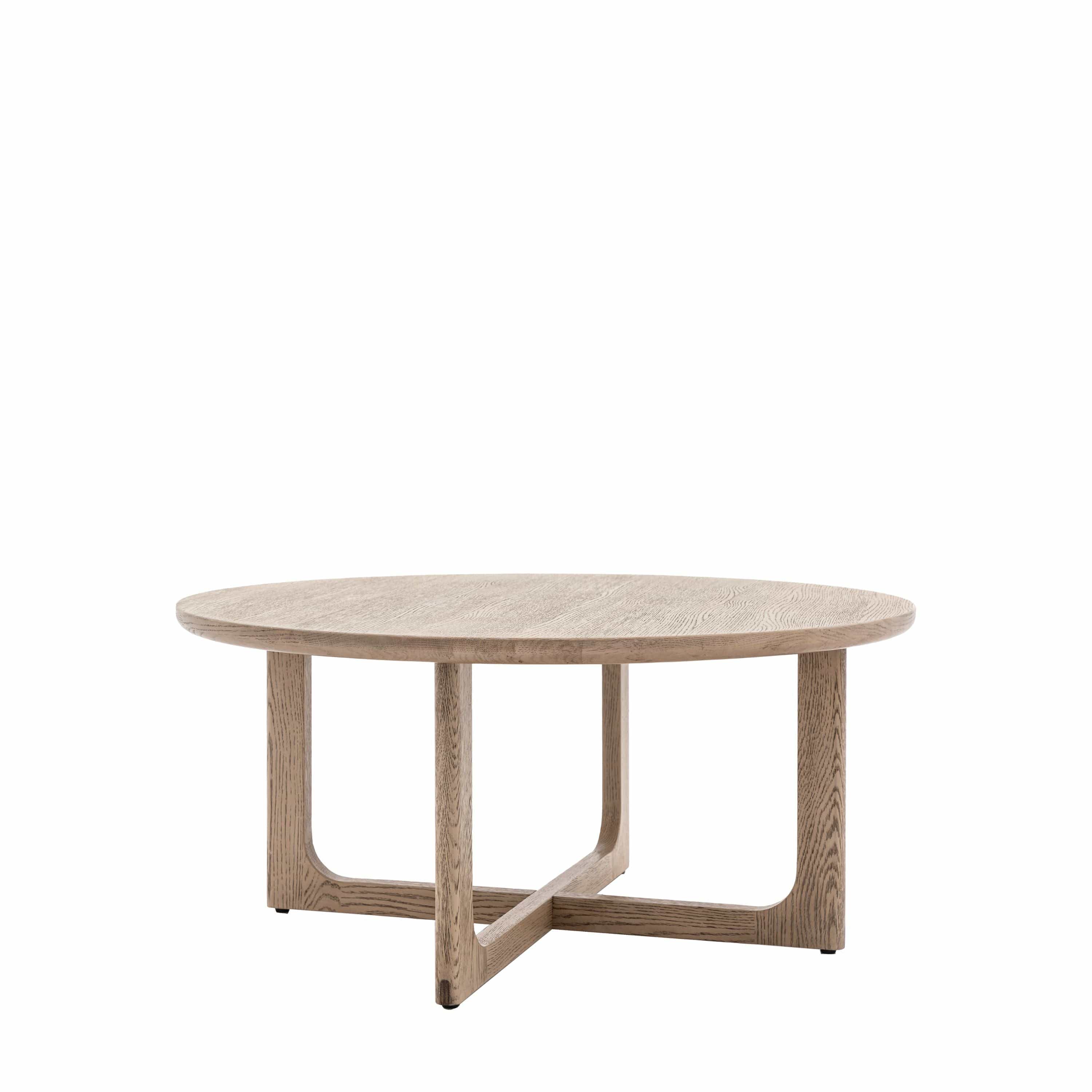 Craft Round Coffee Table Smoked - Image 5