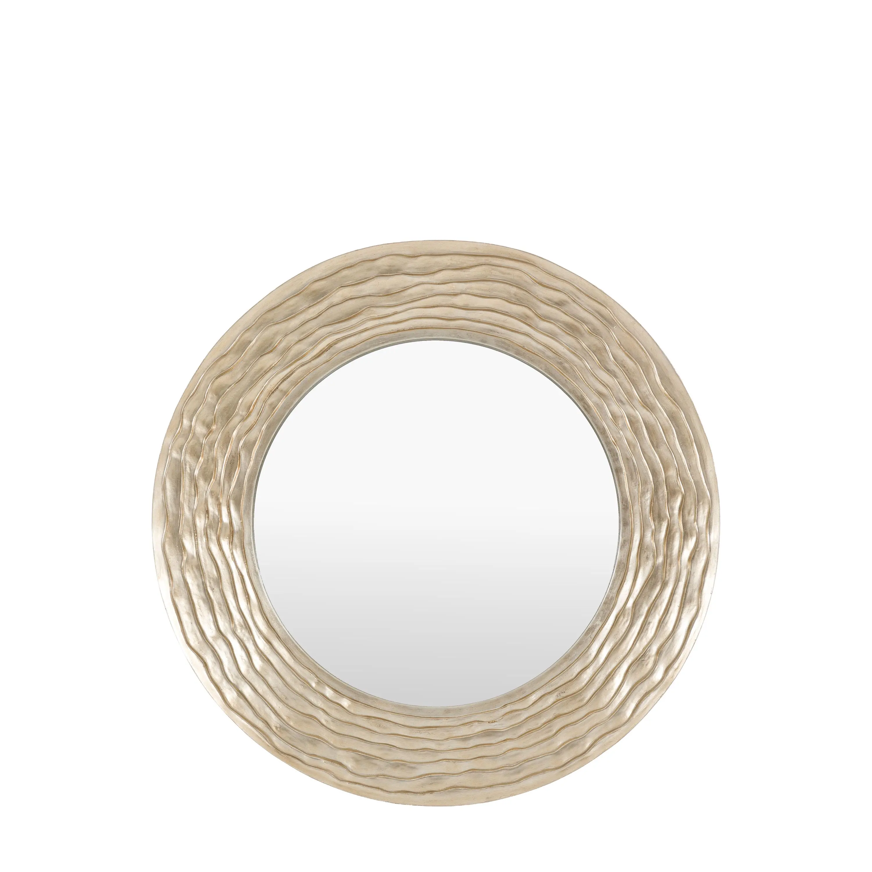 Cresta Round Mirror Champagne