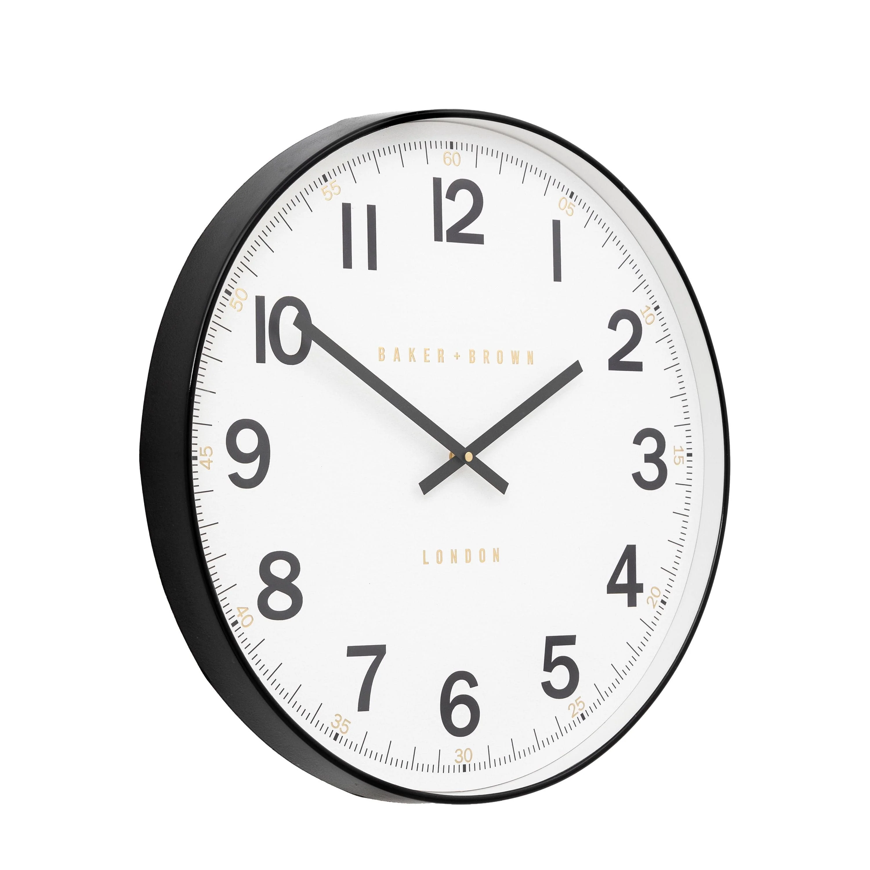 Crosby Wall Clock Black - Image 5