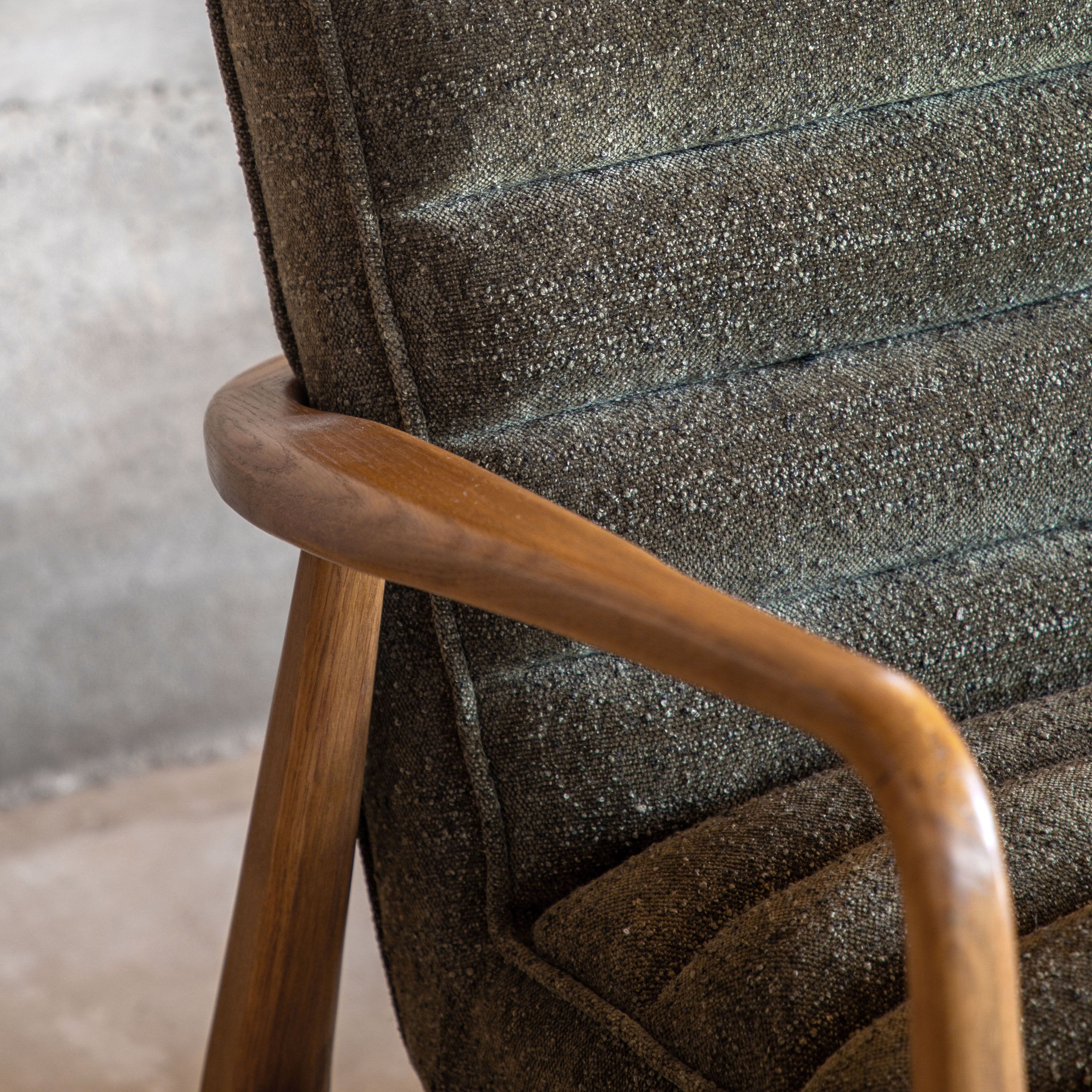 Datzun 2 Seater Green Boucle - Image 4