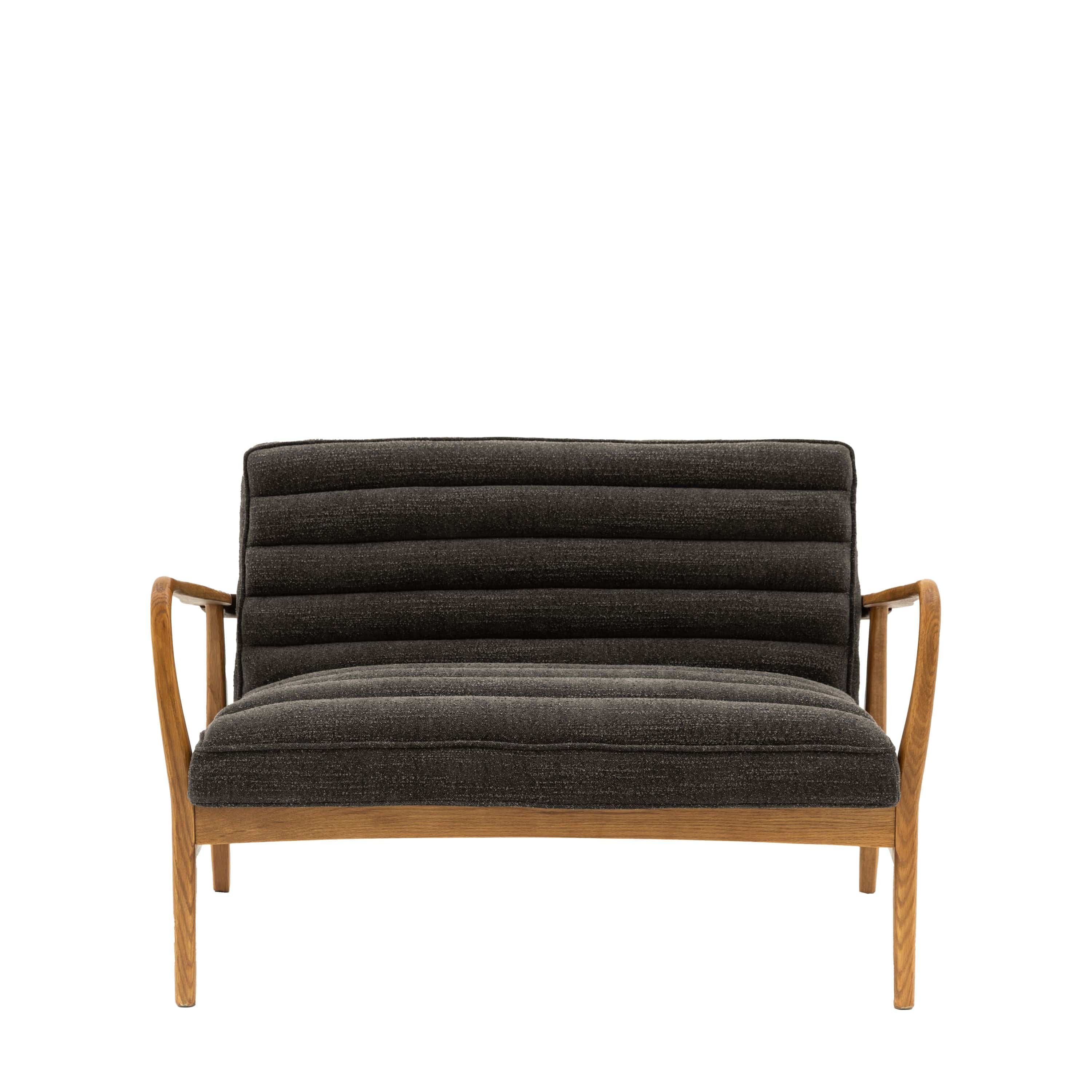 Datzun 2 Seater Charcoal Boucle - Image 2