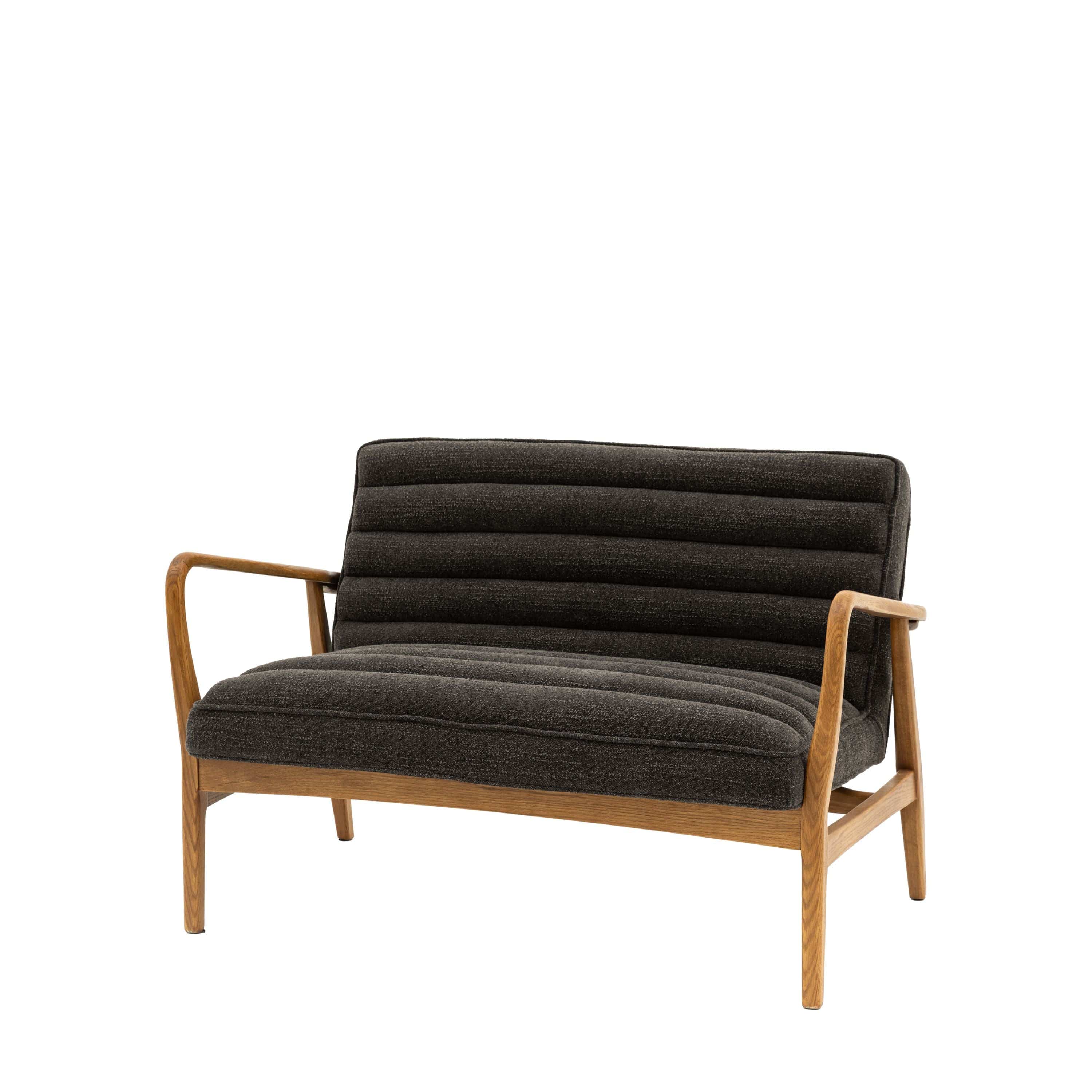 Datzun 2 Seater Charcoal Boucle - Image 6