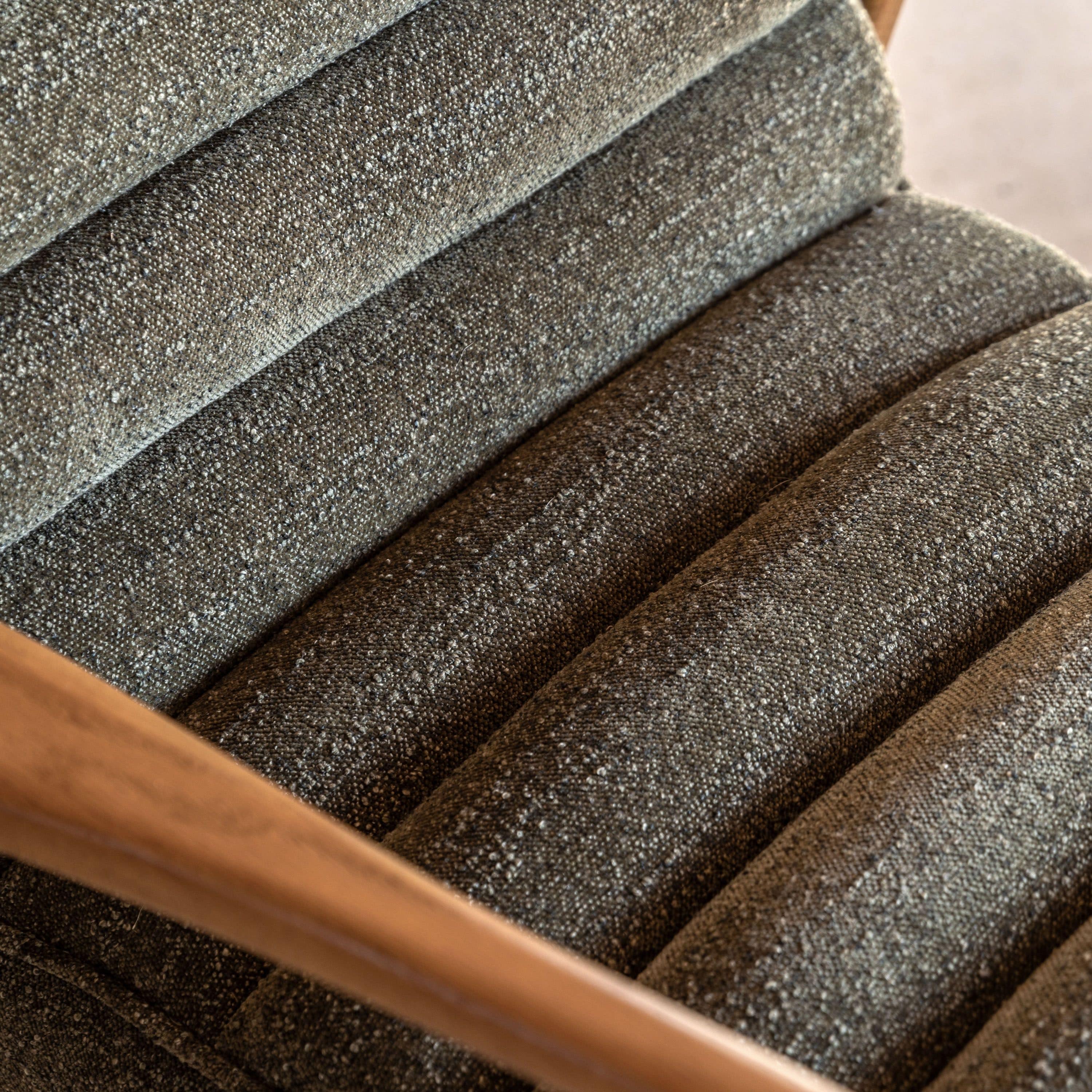 Datzun Armchair Green Boucle - Image 3