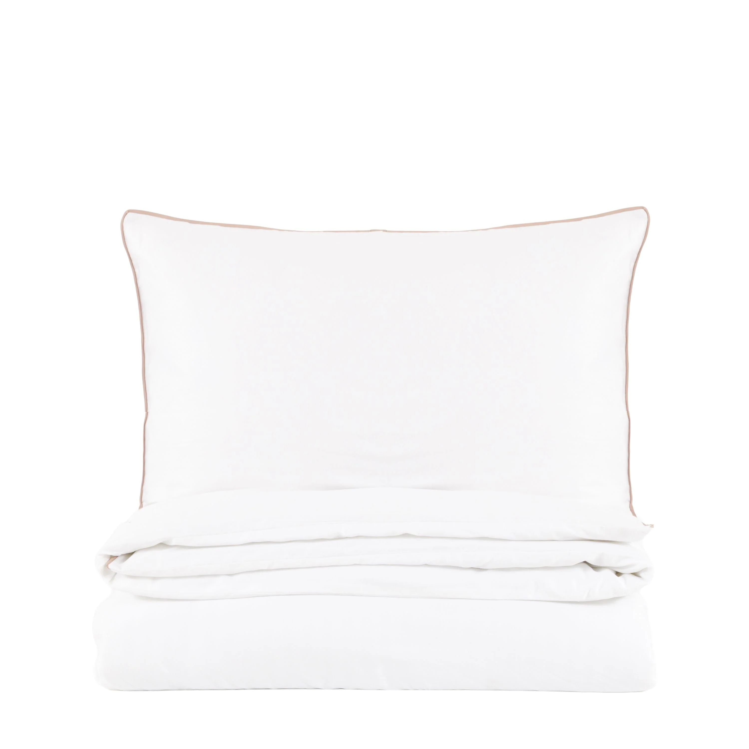 Egyptian Cotton Piped Duvet Cover Set King