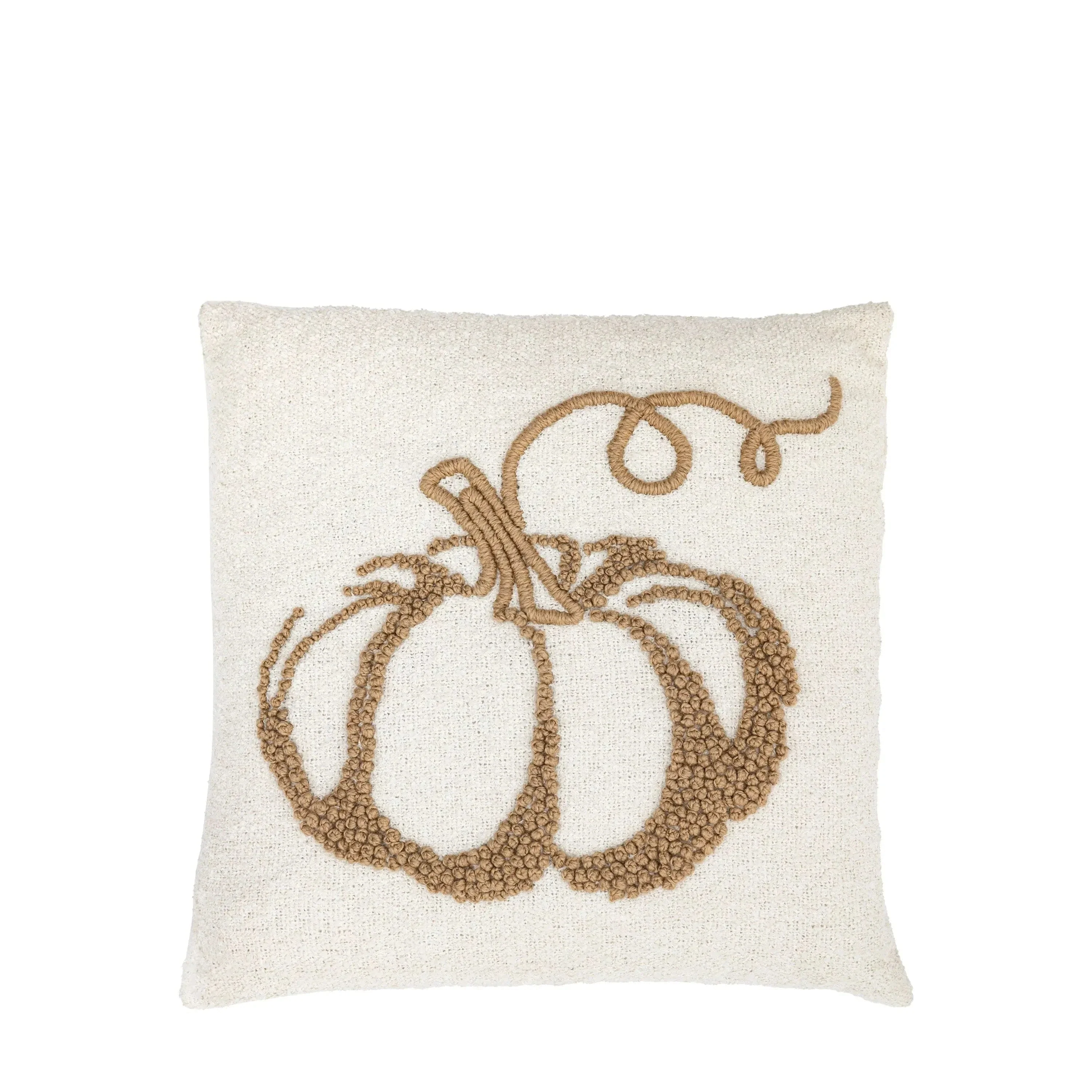 Embroided Pumpkin Cushion - Image 2