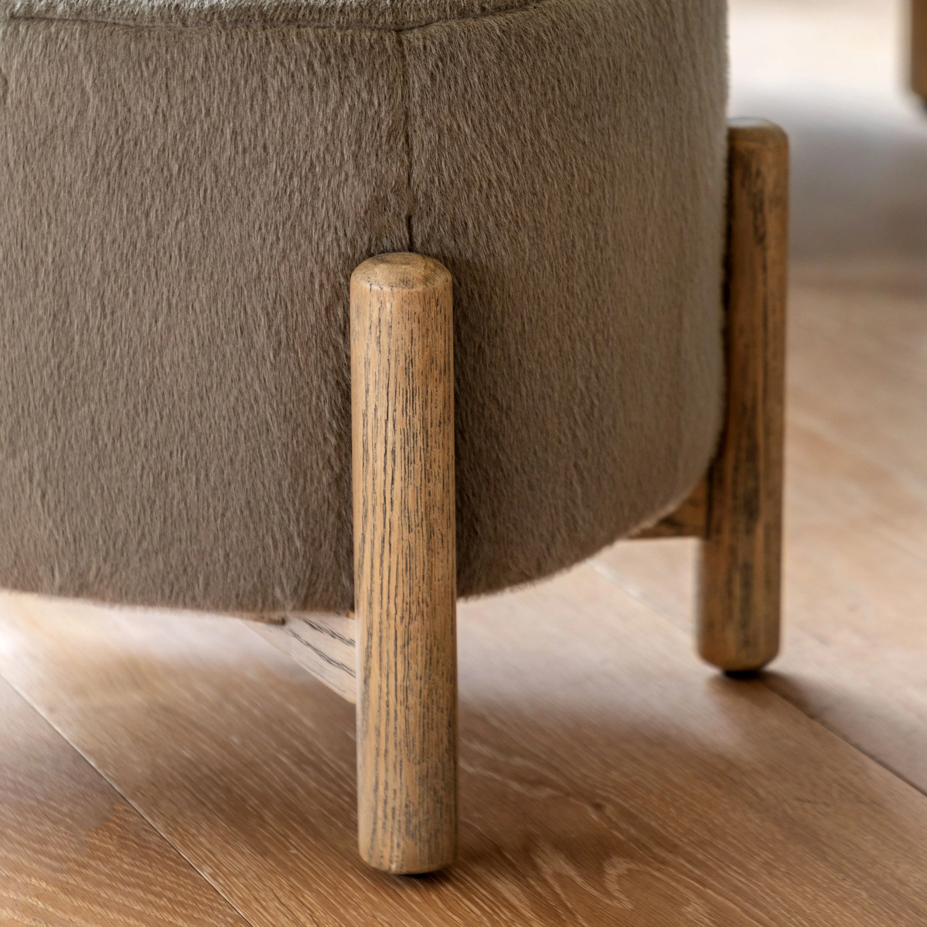 Tindon Footstool Alaska Khaki - Image 3