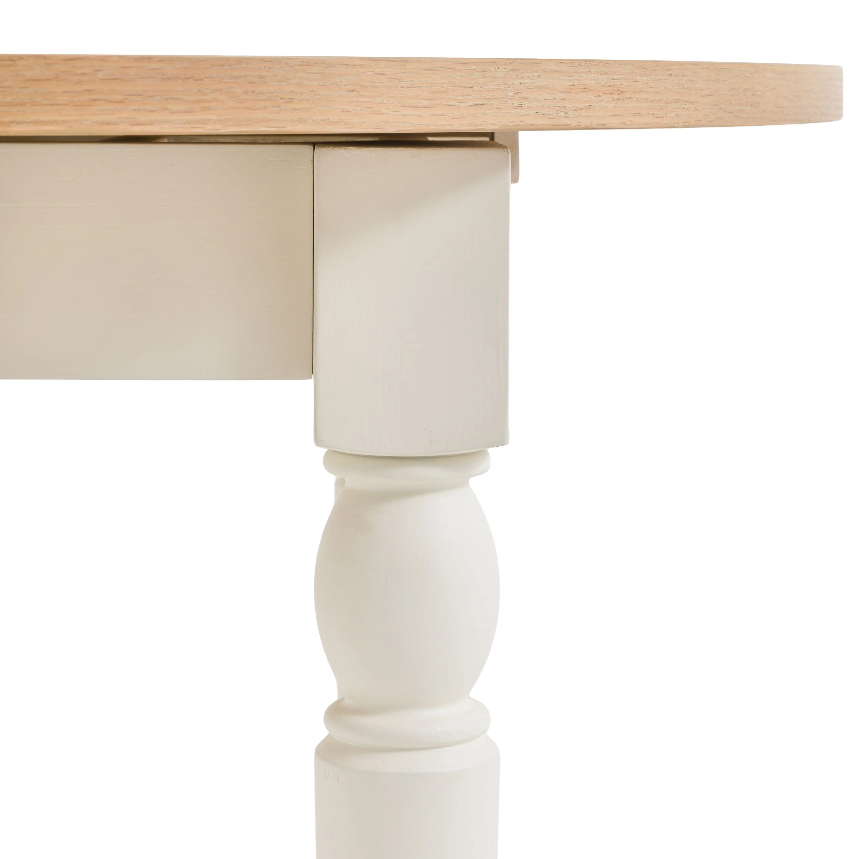Eton Round Extending Dining Table White - Image 8