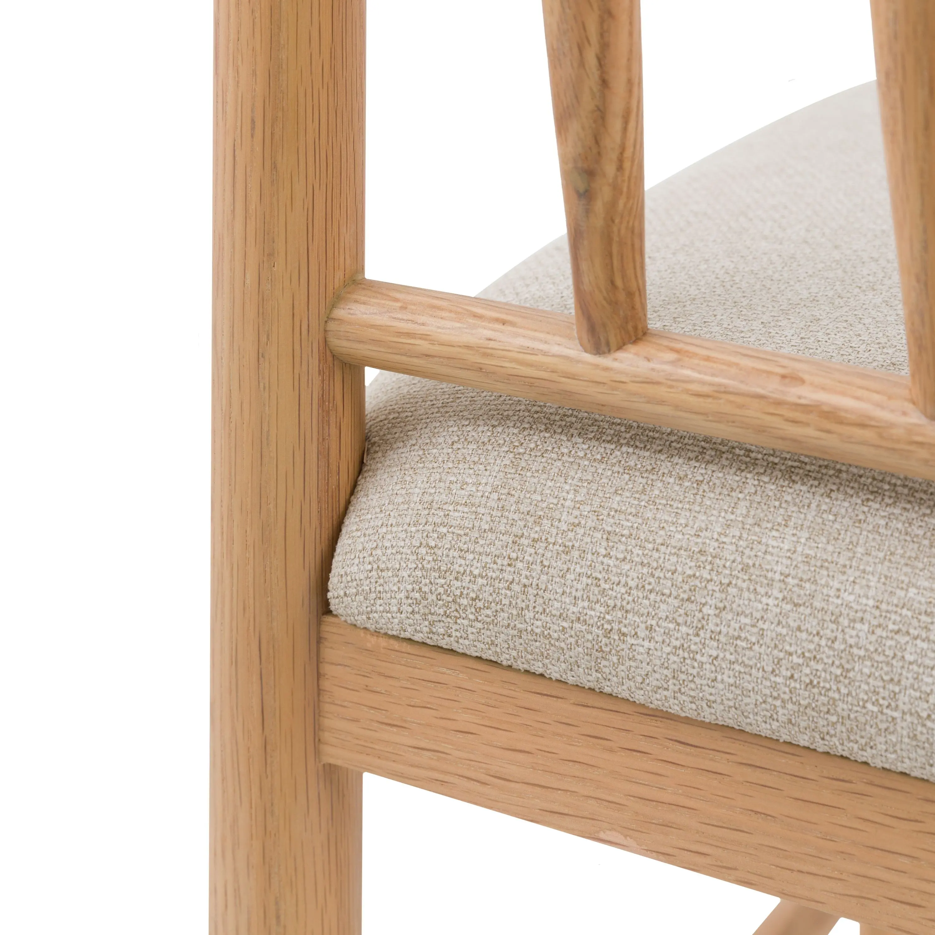 Eton Upholstered Dining Chair Natural 2pk - Image 5