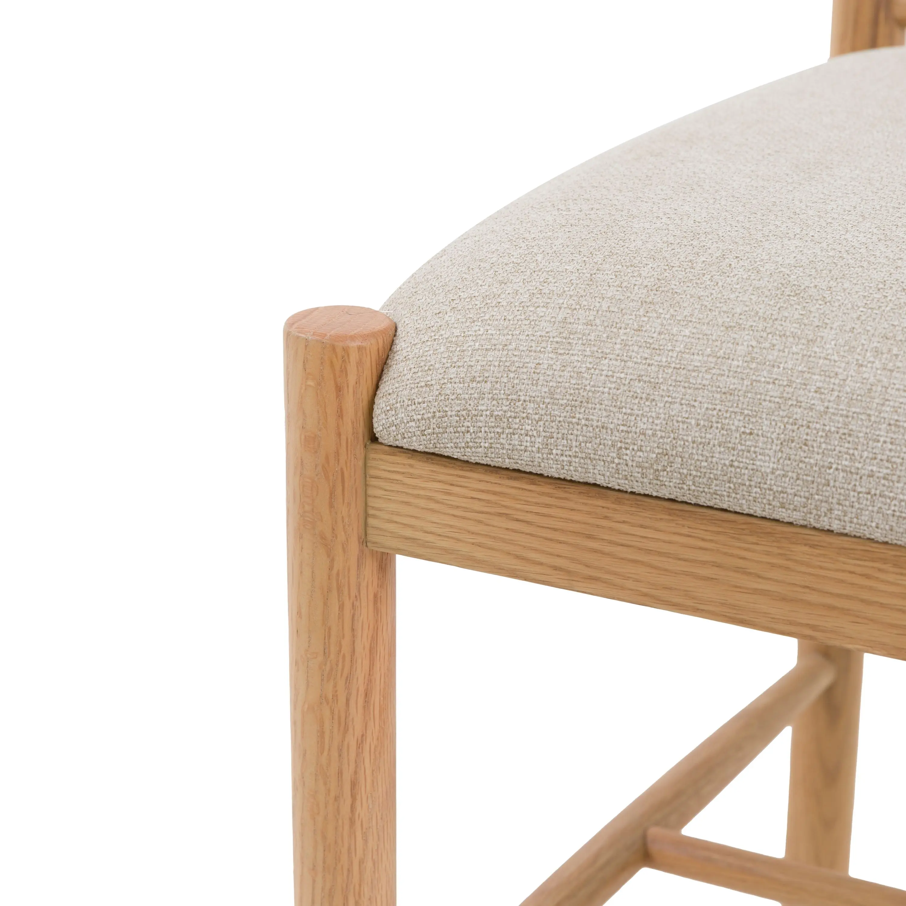 Eton Upholstered Dining Chair Natural 2pk - Image 6