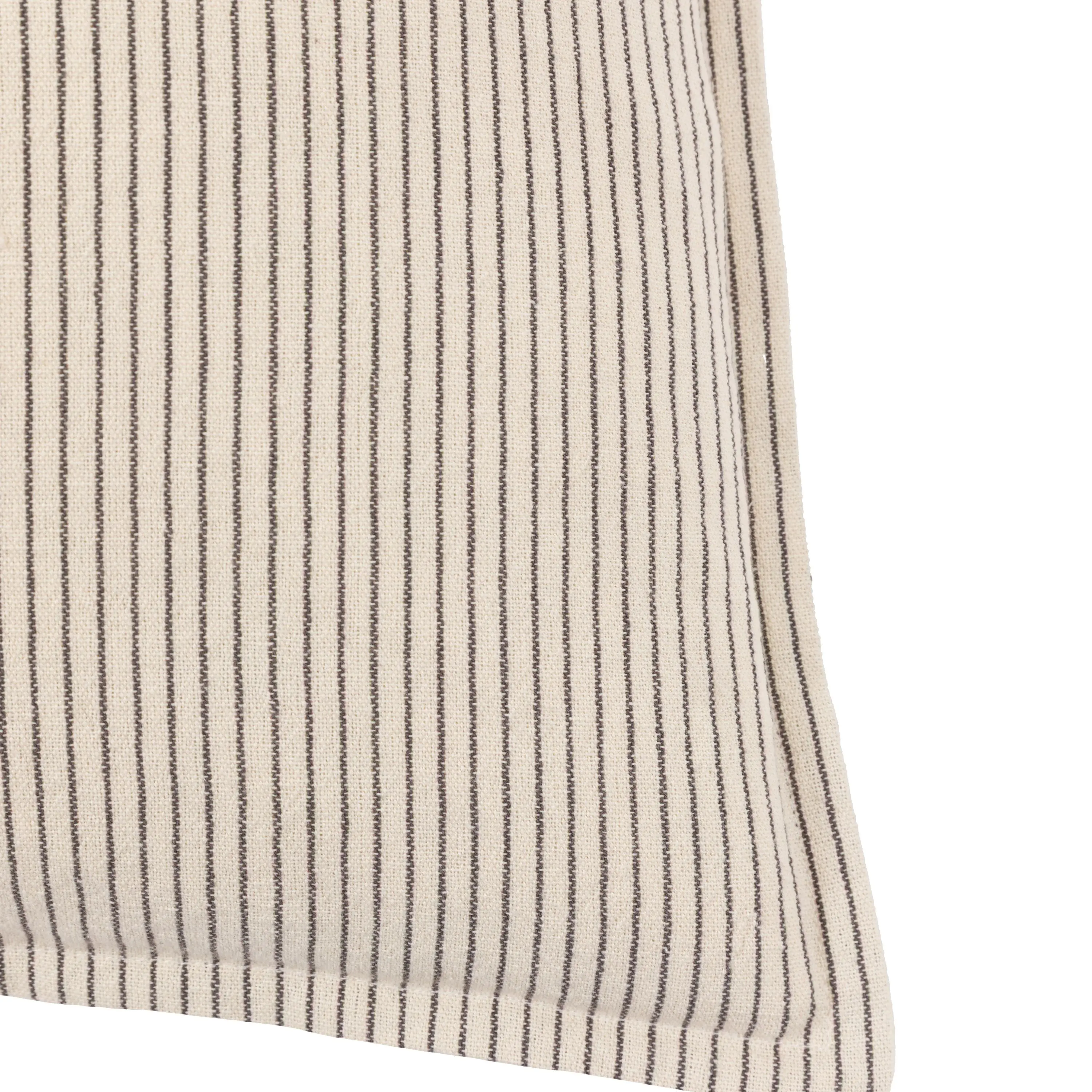 Fairford Woven Stripe Cushion Cream - Image 6