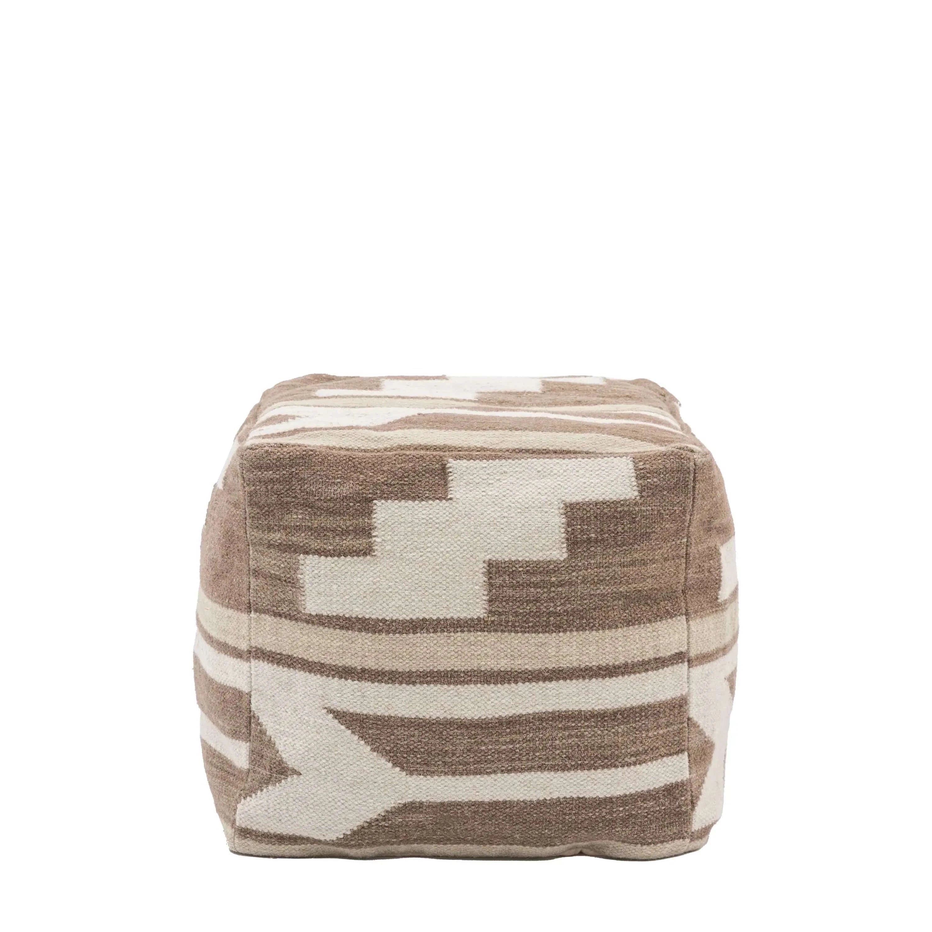 Falun Tonal Pouffe Biscuit - Image 6
