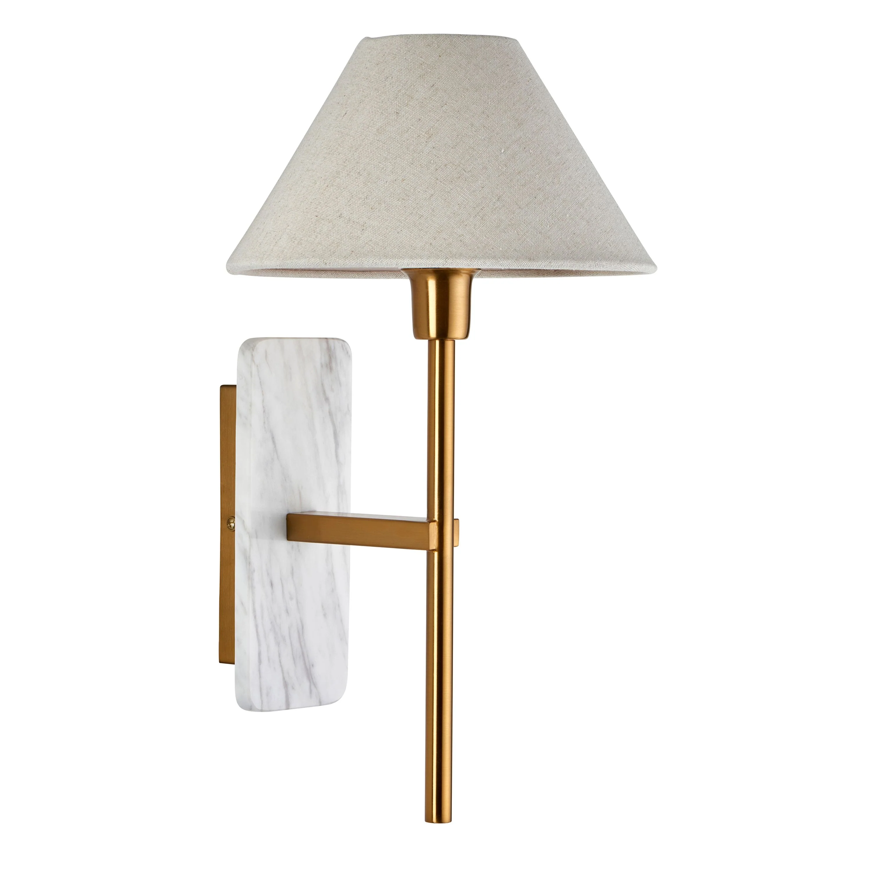 Faro Wall Light White Volakas Marble