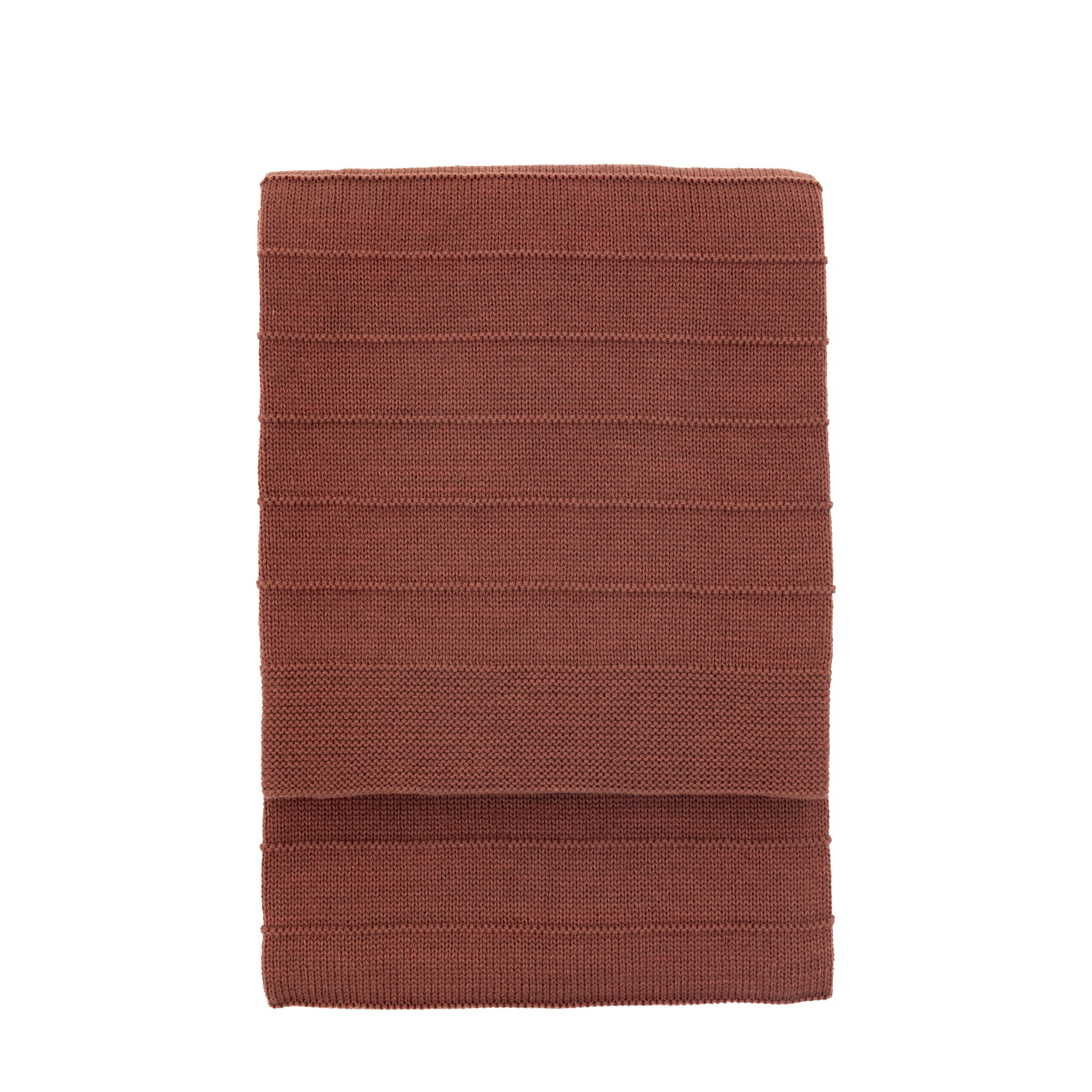 Flo Knit Throw Nutmeg - Image 2