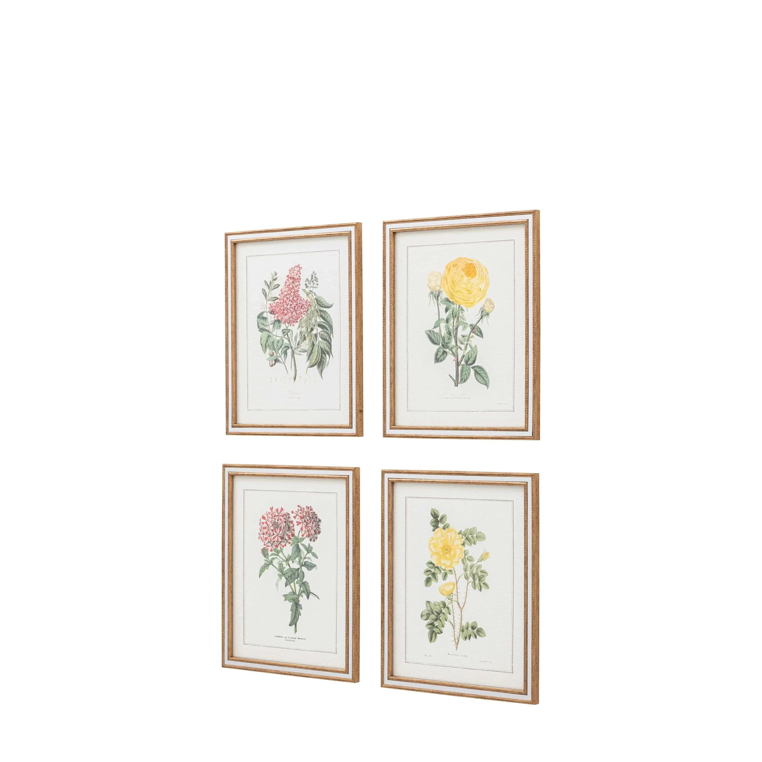 Floral Quartet Framed Art Set of 4 - Image 2