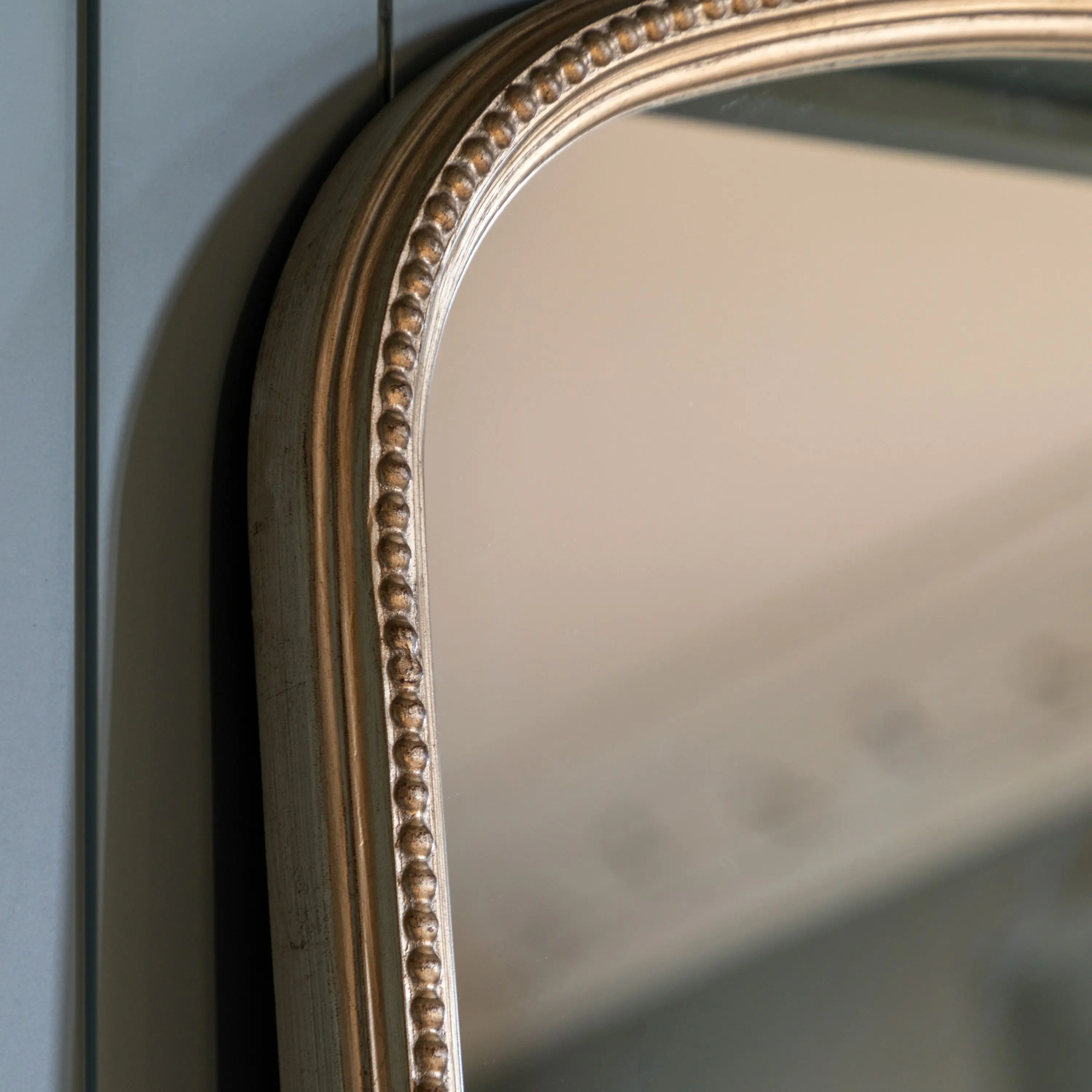 Florentine Overmantle Mirror Champagne - Image 3