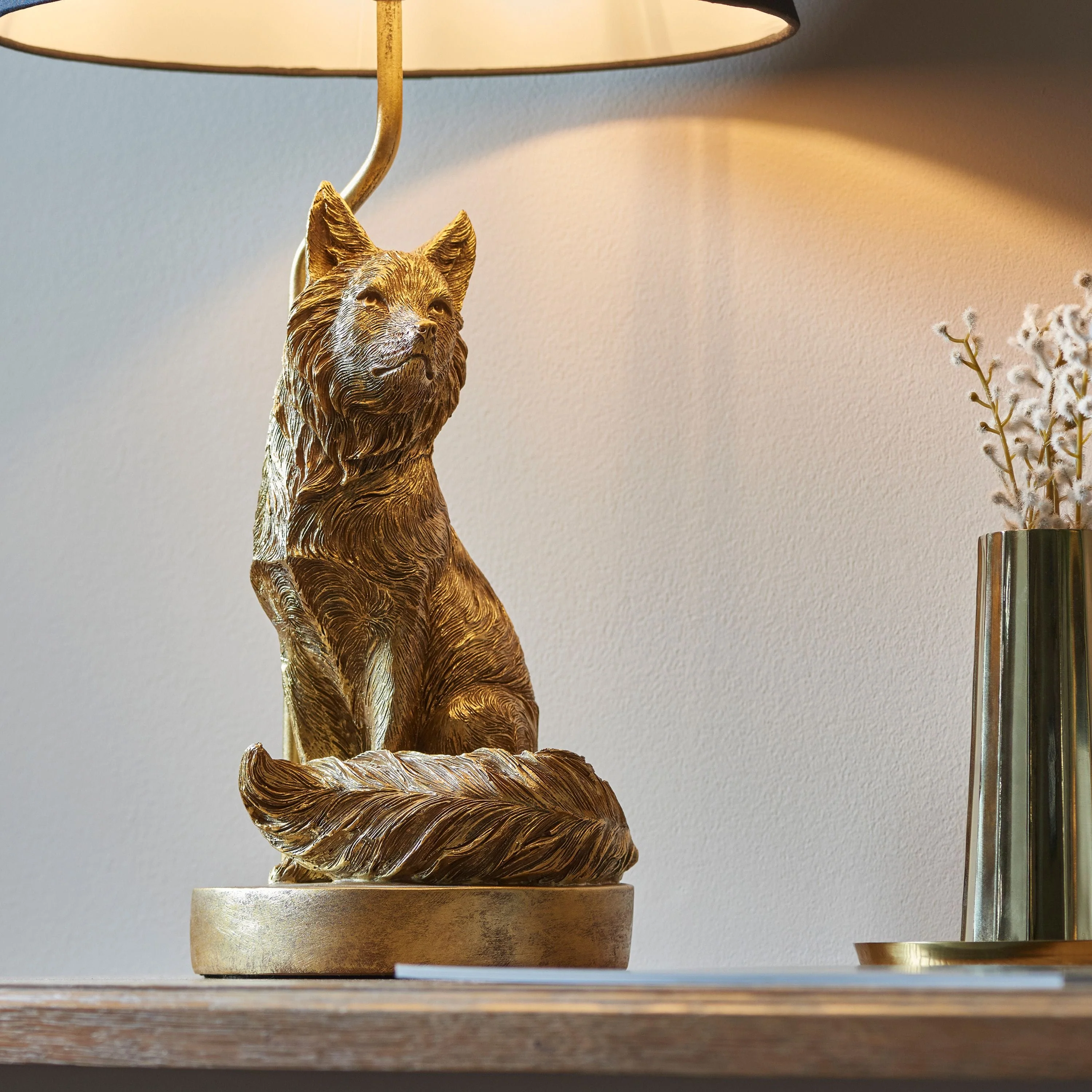 Fox 1 Table Lamp Gold - Image 5