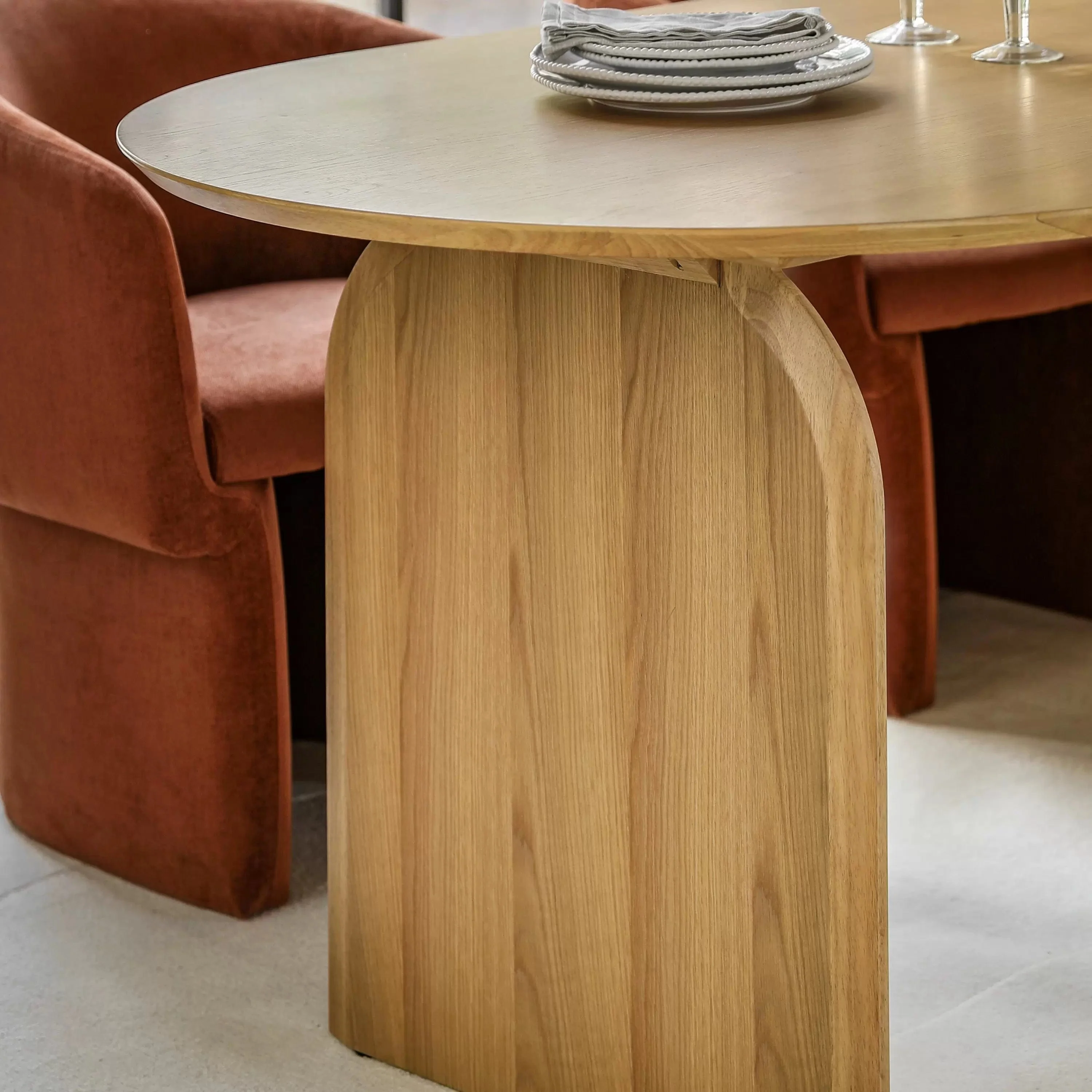 Salford Dining Table 2000x750x1000mm - Image 6