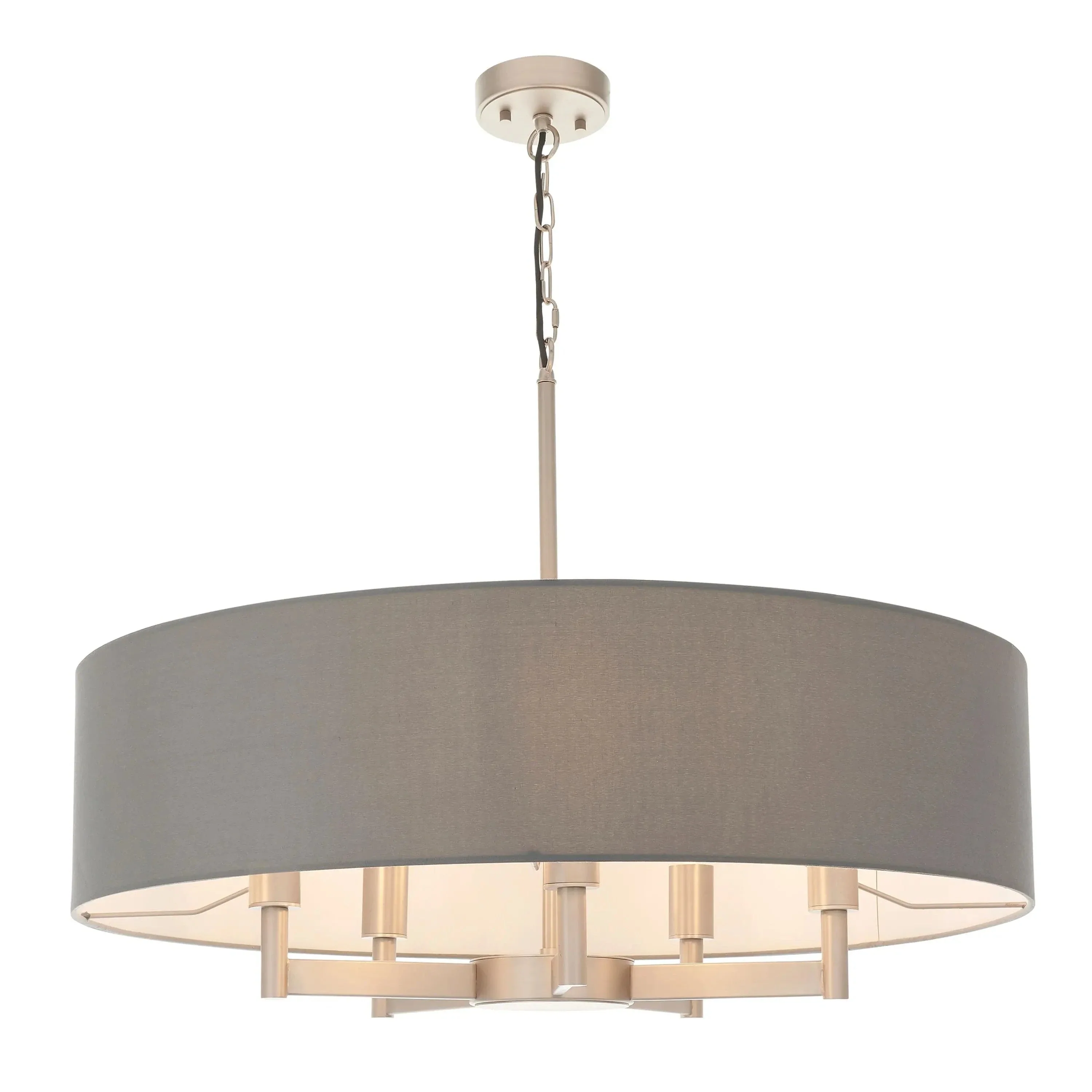 Grande 5 Pendant Light Matt Nickel - Image 2