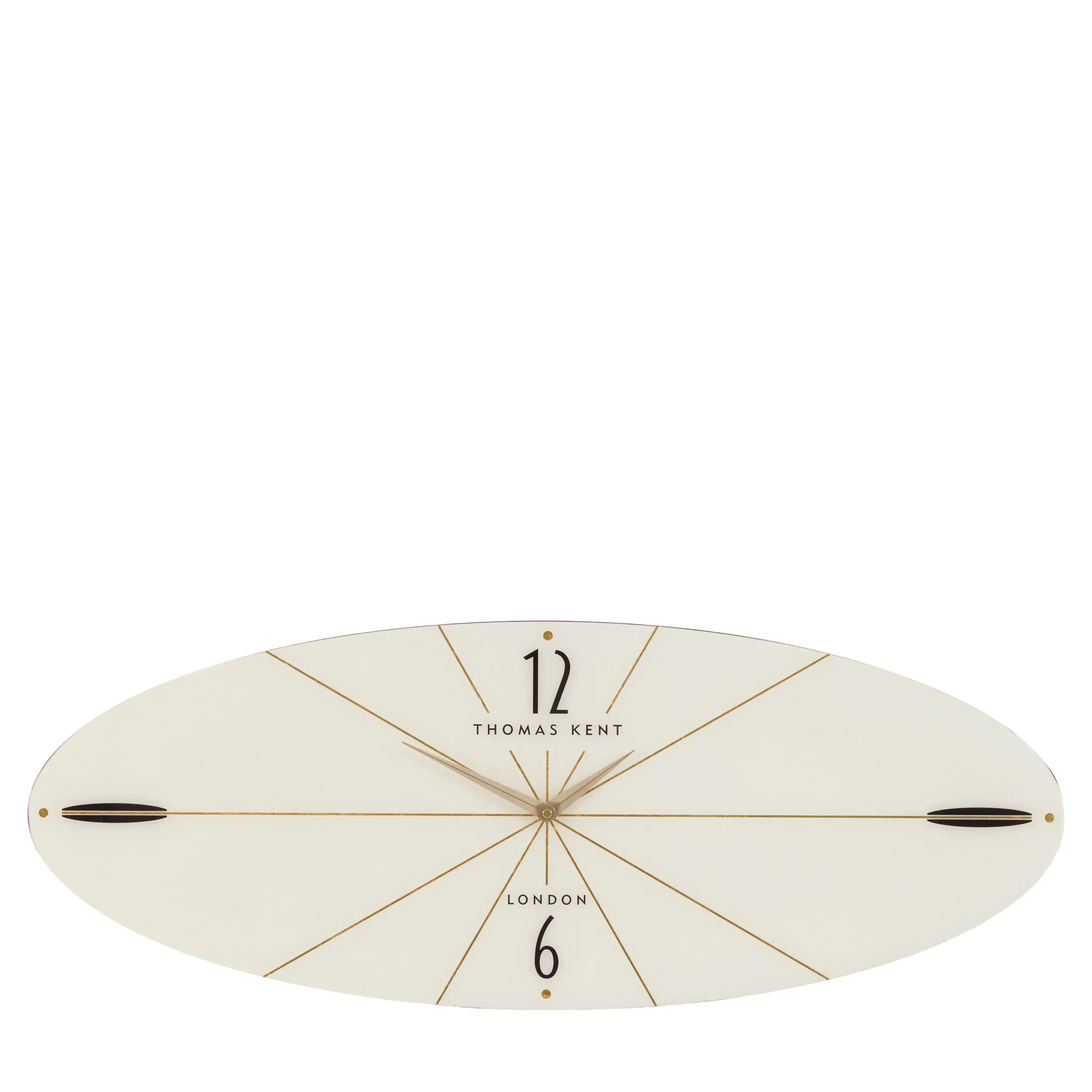 Greenwich Ellipse Wall Clock Snow White
