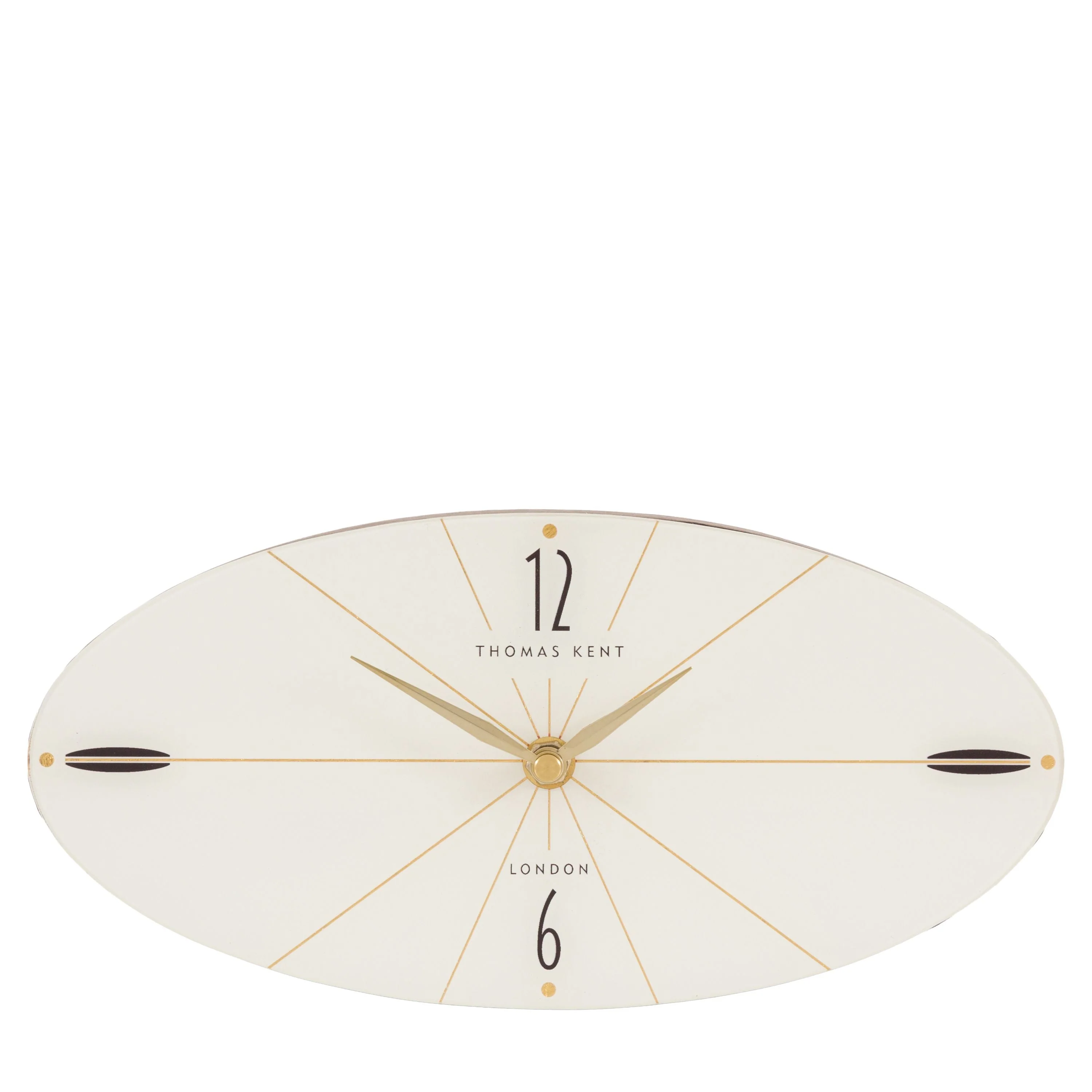 Greenwich Mantel Clock Dark Walnut 11 inches