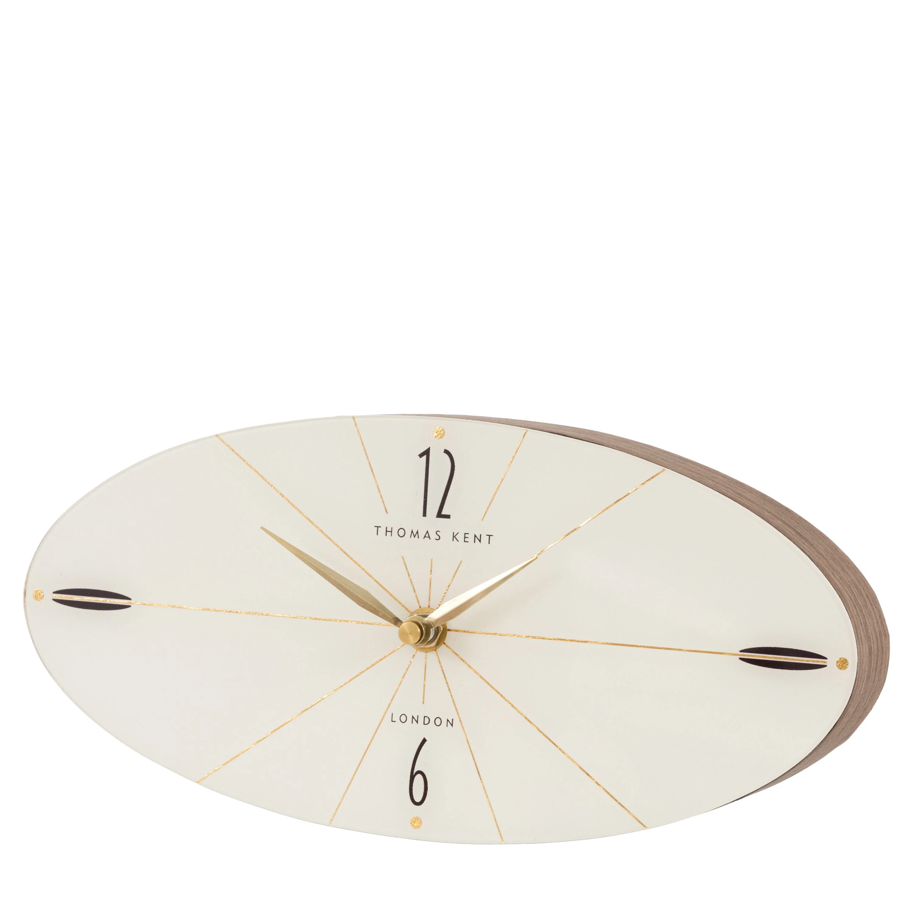 Greenwich Mantel Clock Dark Walnut 11 inches - Image 5