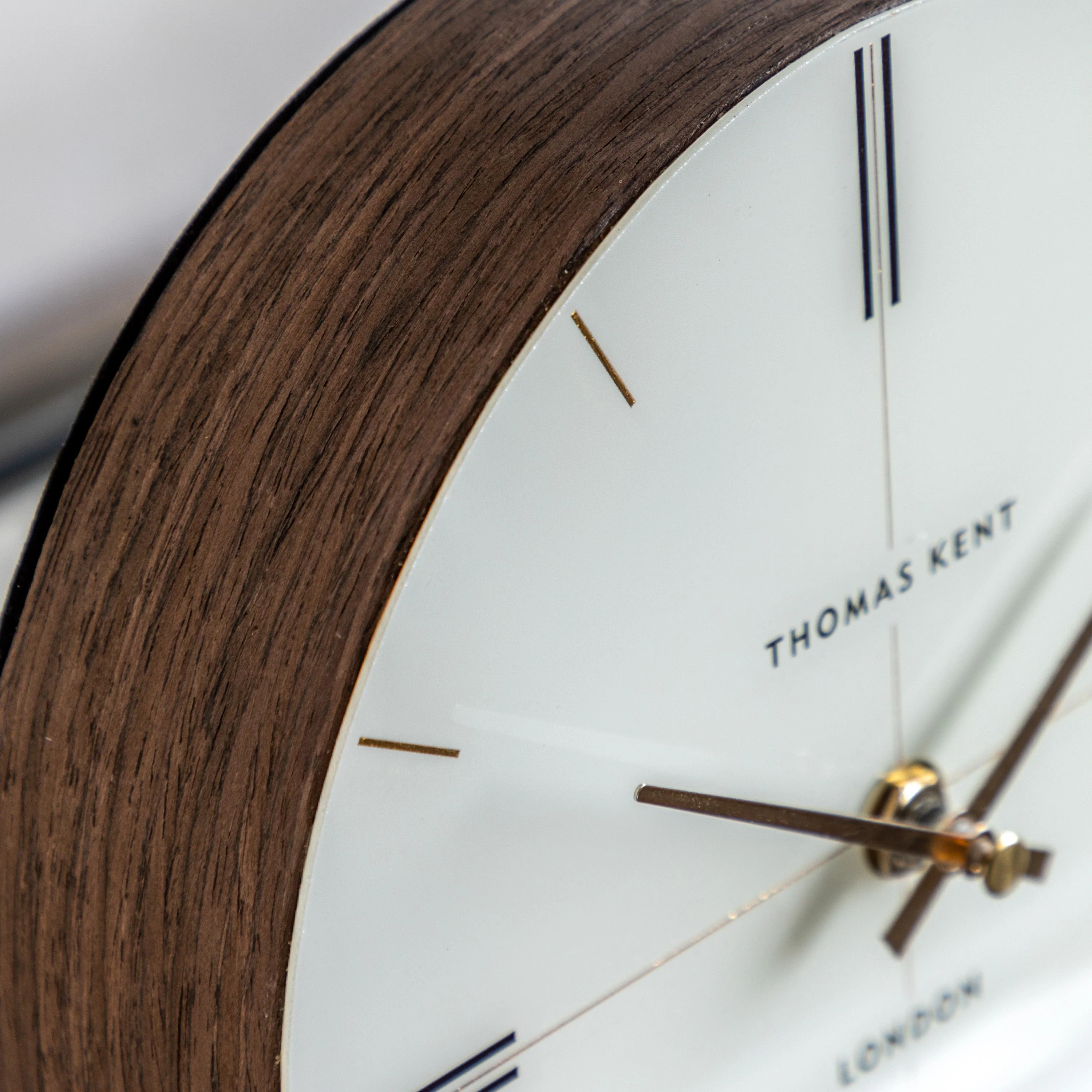 Greenwich Mantel Clock Dark Walnut 8 inches - Image 6