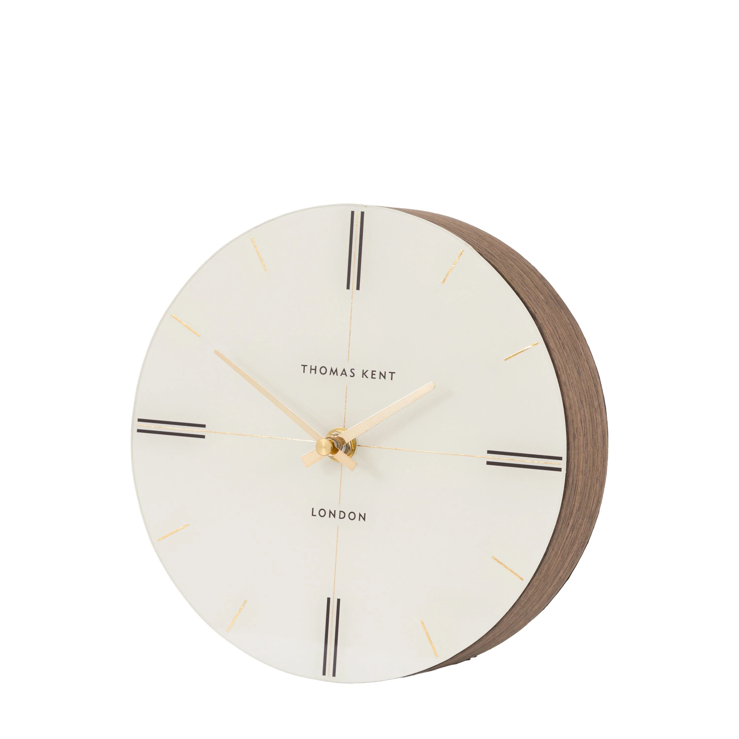 Greenwich Mantel Clock Dark Walnut 8 inches - Image 8