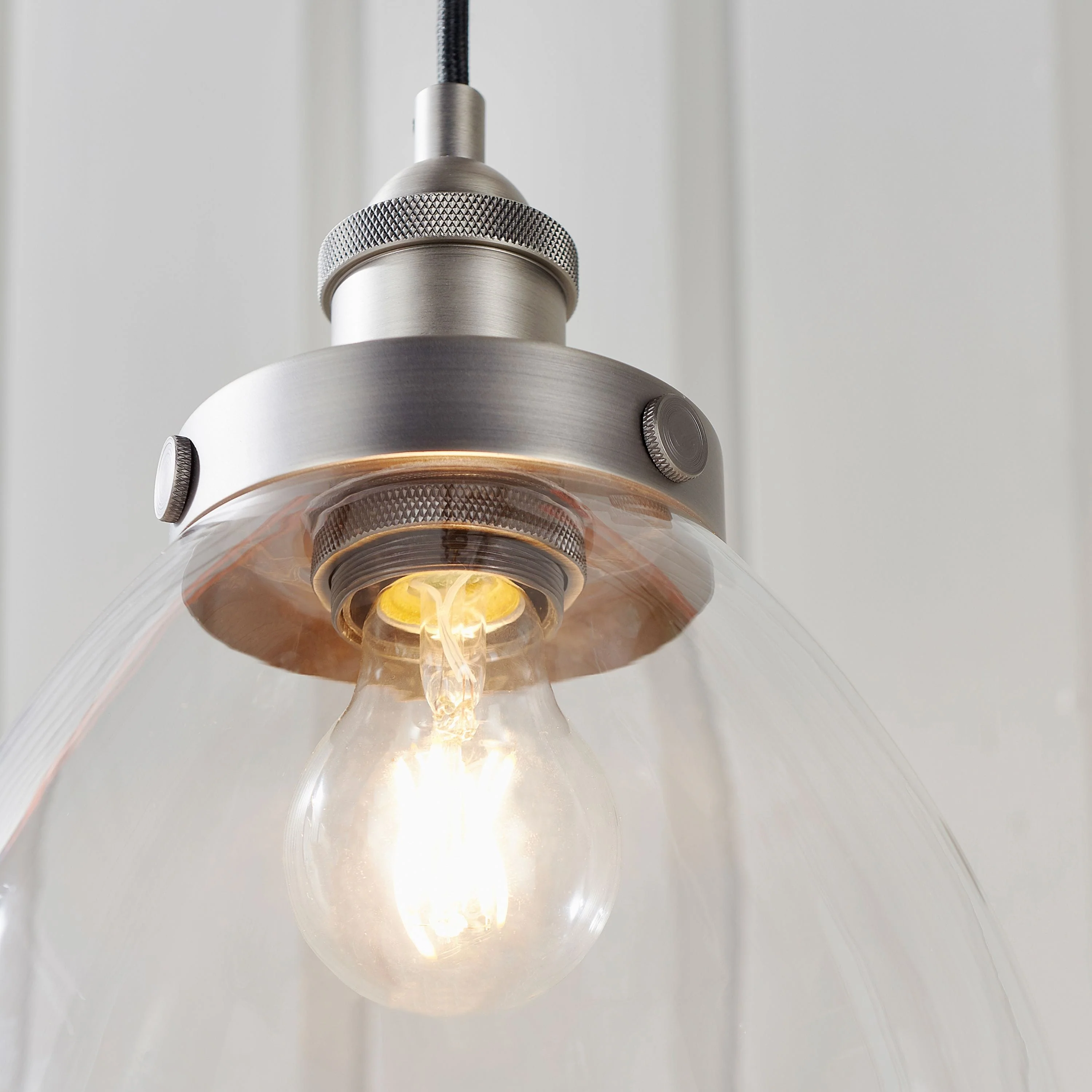Handsom 1 Pendant Light Brushed Silver - Image 7