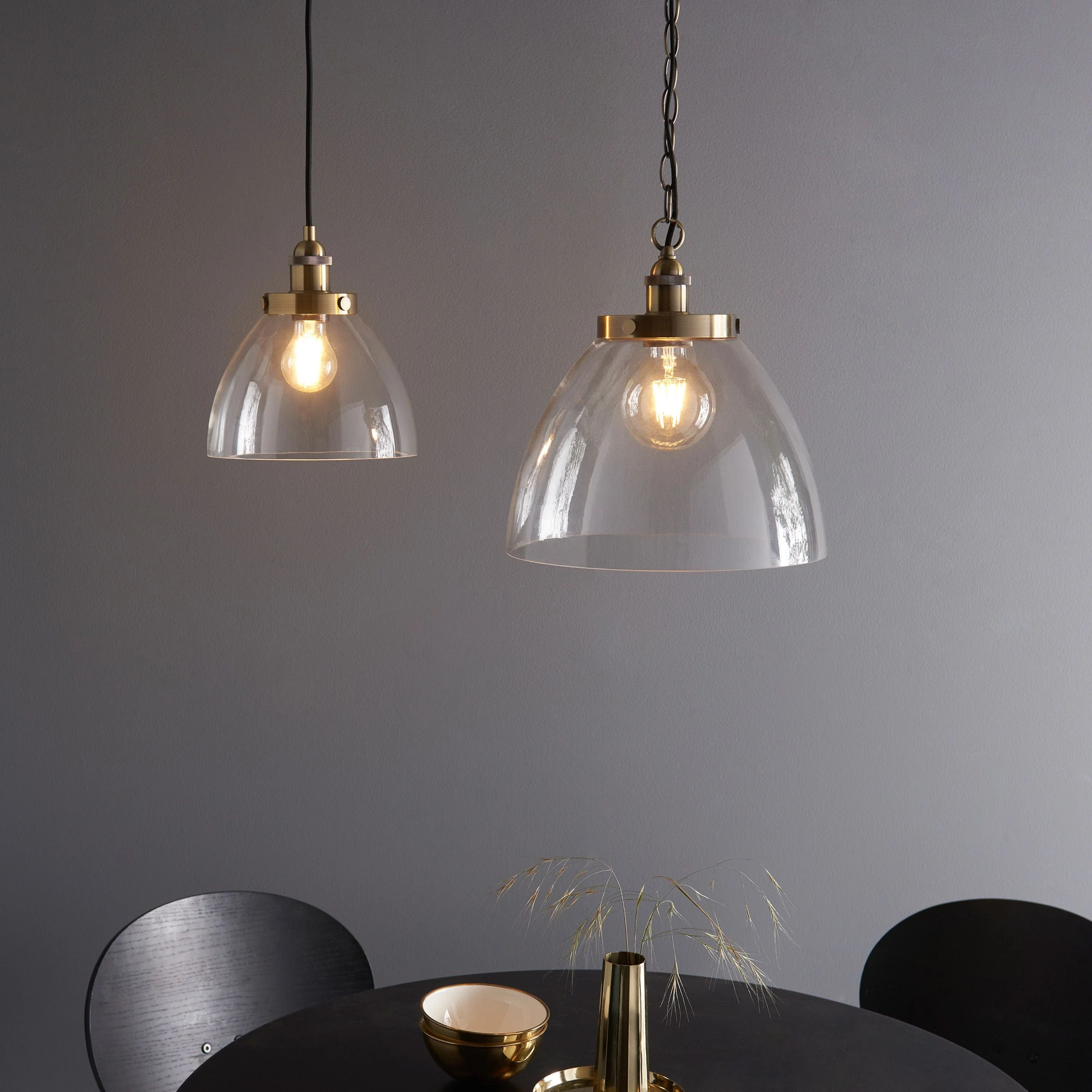 Hansen Grand 1 Pendant Light Antique Brass - Image 5
