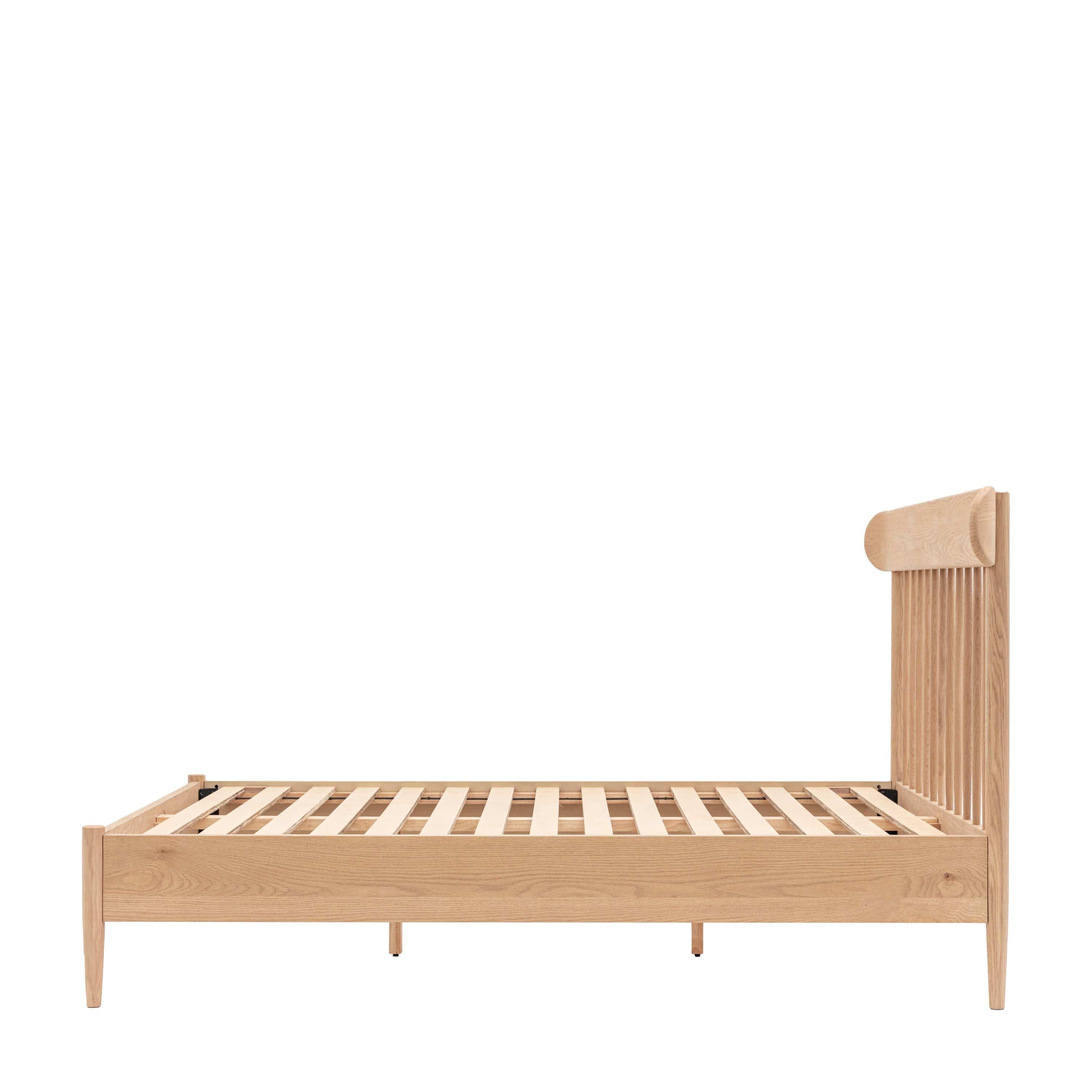 Hatter Double Spindle Bed Natural - Image 6