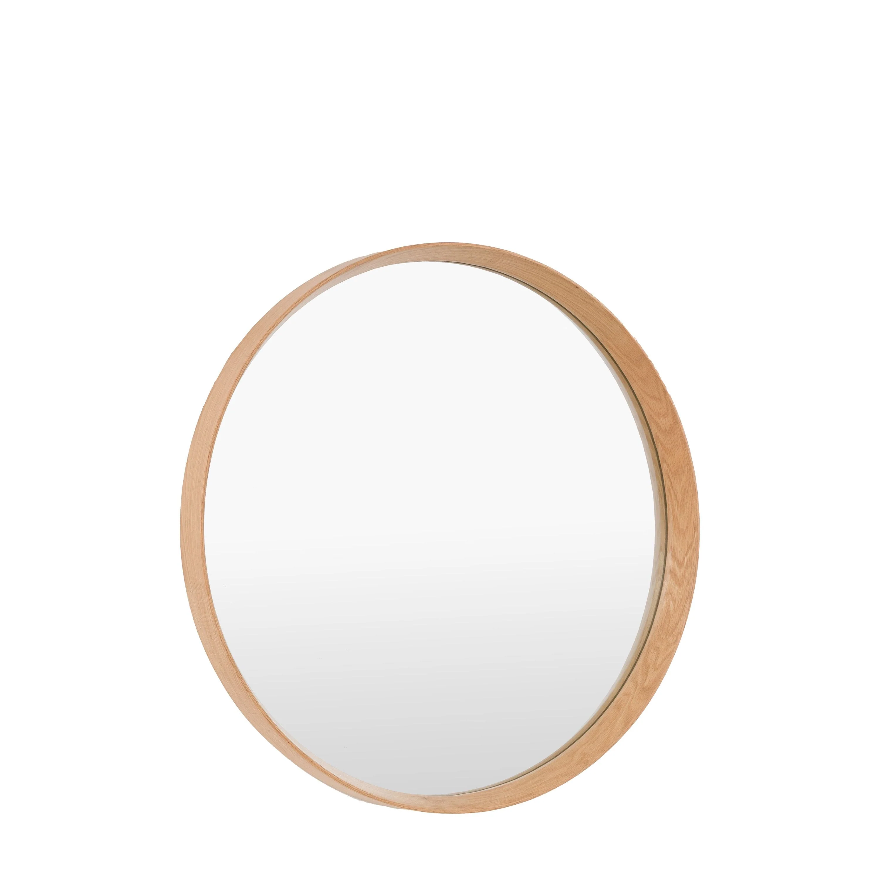 Helsinki Round Mirror Oak - Image 3