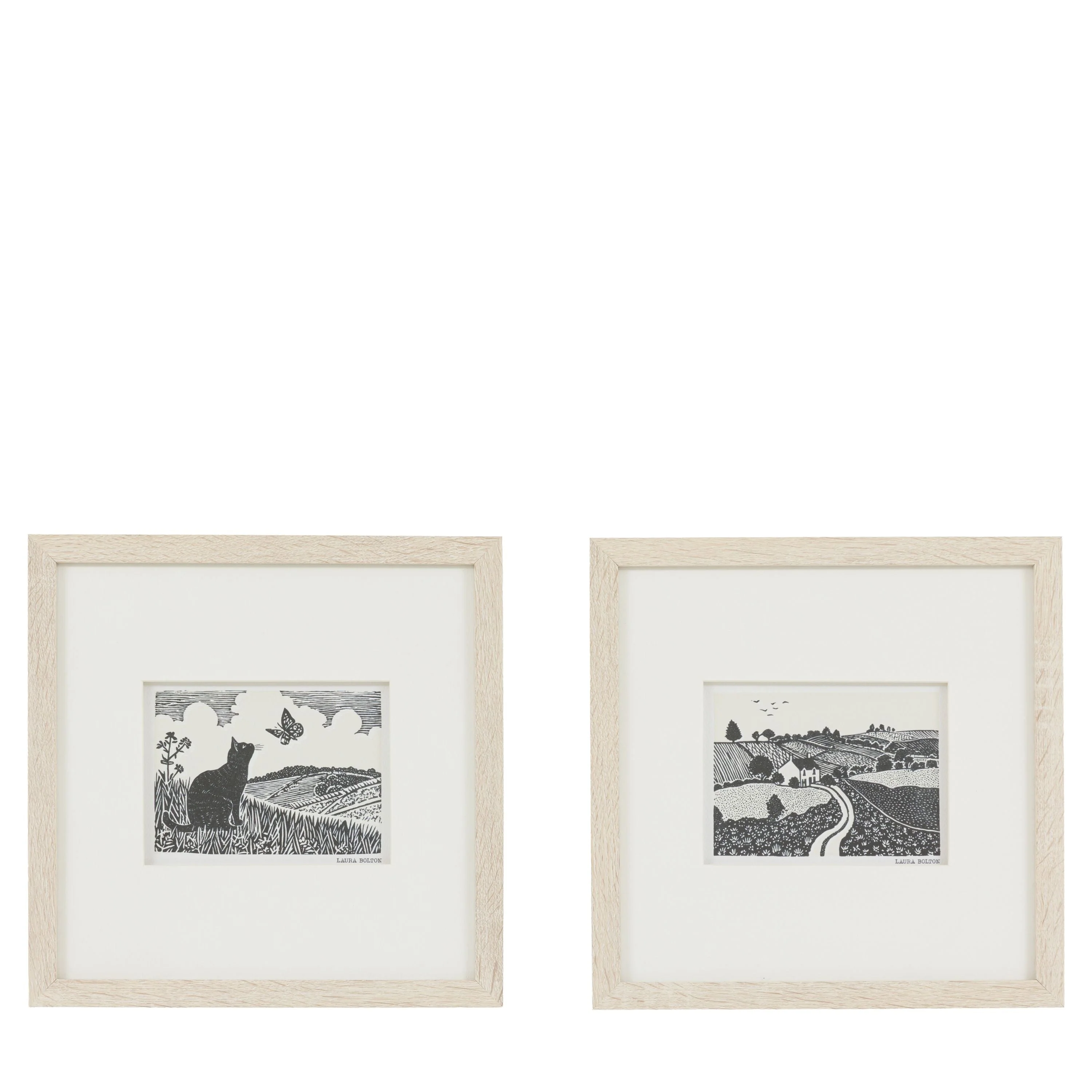 Rural Studies II Framed Art Set of 2