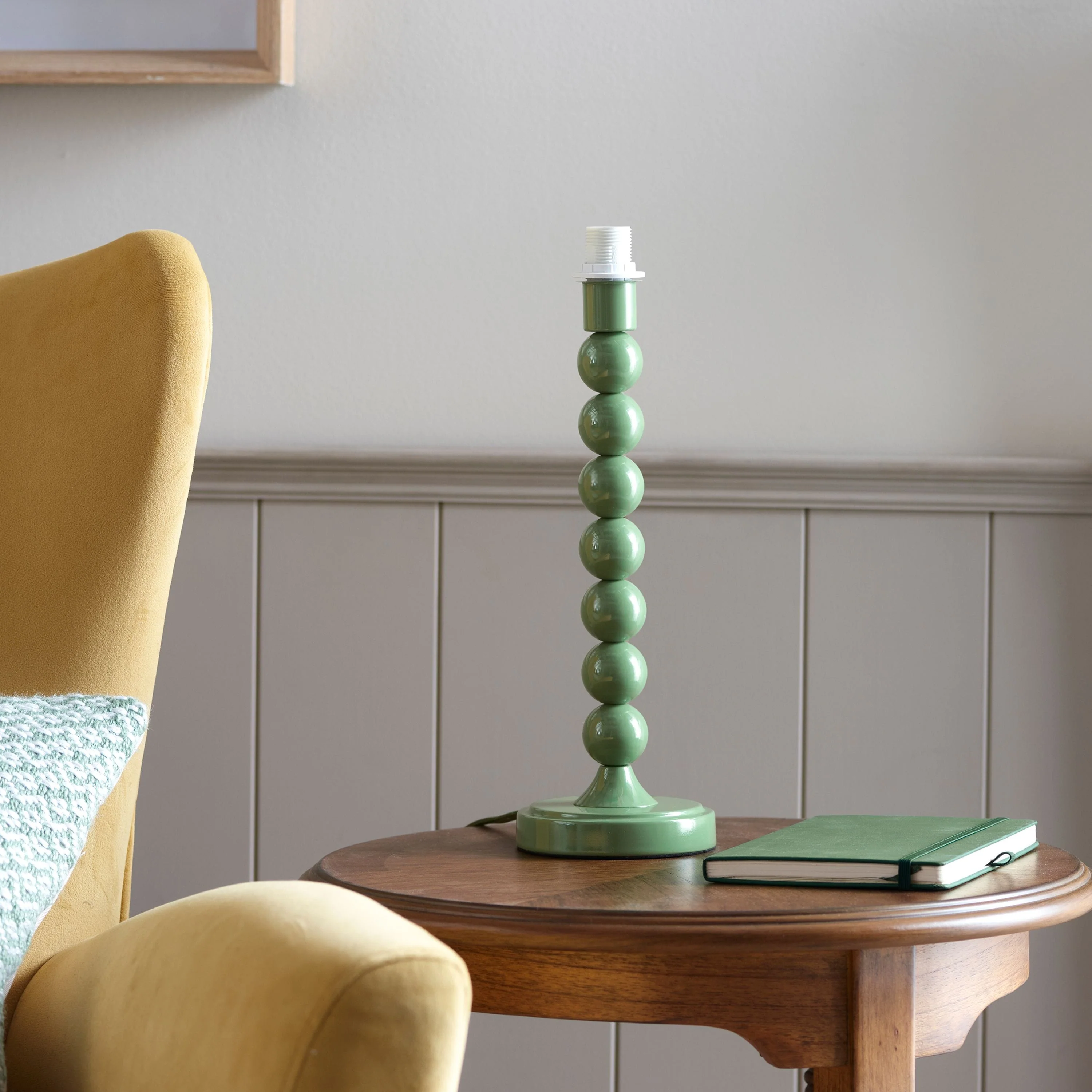 Higgledy Table Lamp Base Gloss Cotsbro Green