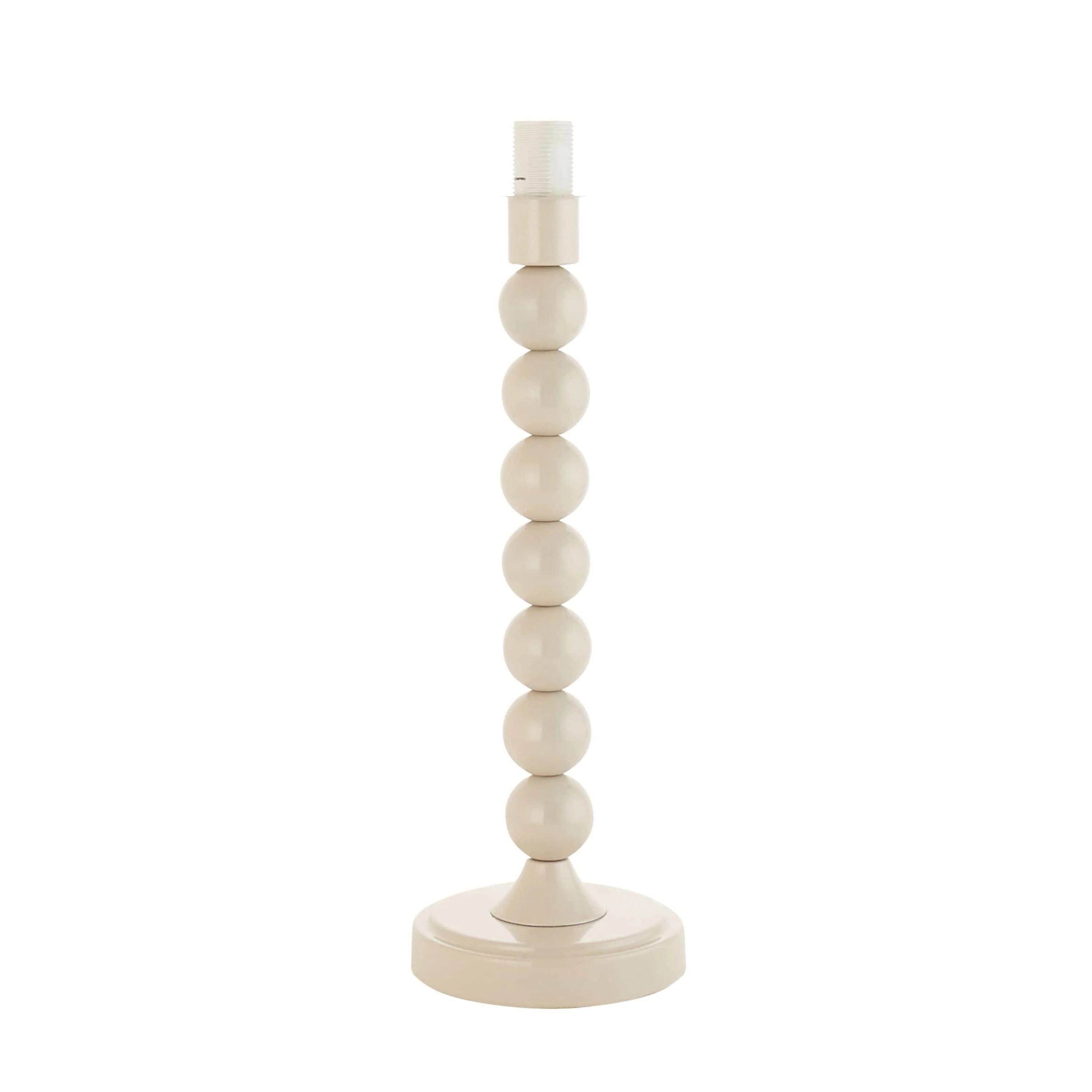Higgledy Table Lamp Base Gloss Almond White Paint - Image 2