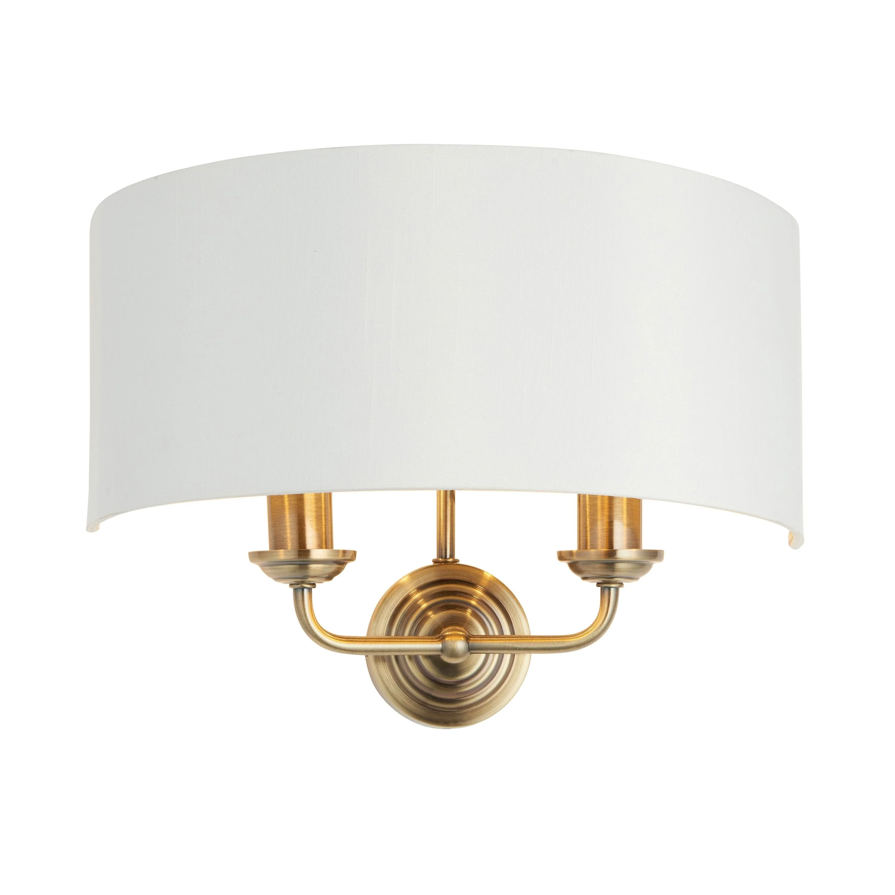 Highclaire 2 Wall Light Antique Brass - Image 2