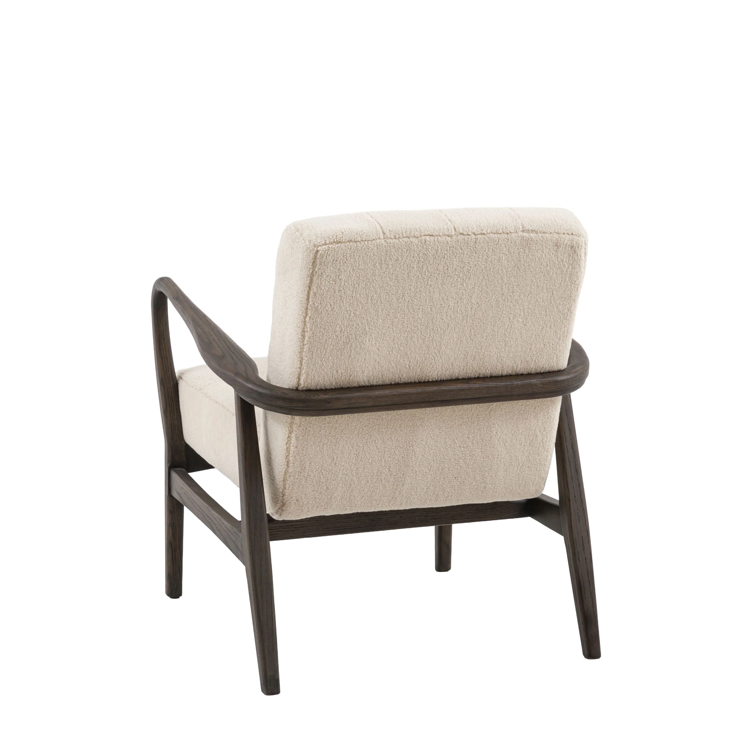 Humber Armchair Cream Faux Sheepskin - Image 8