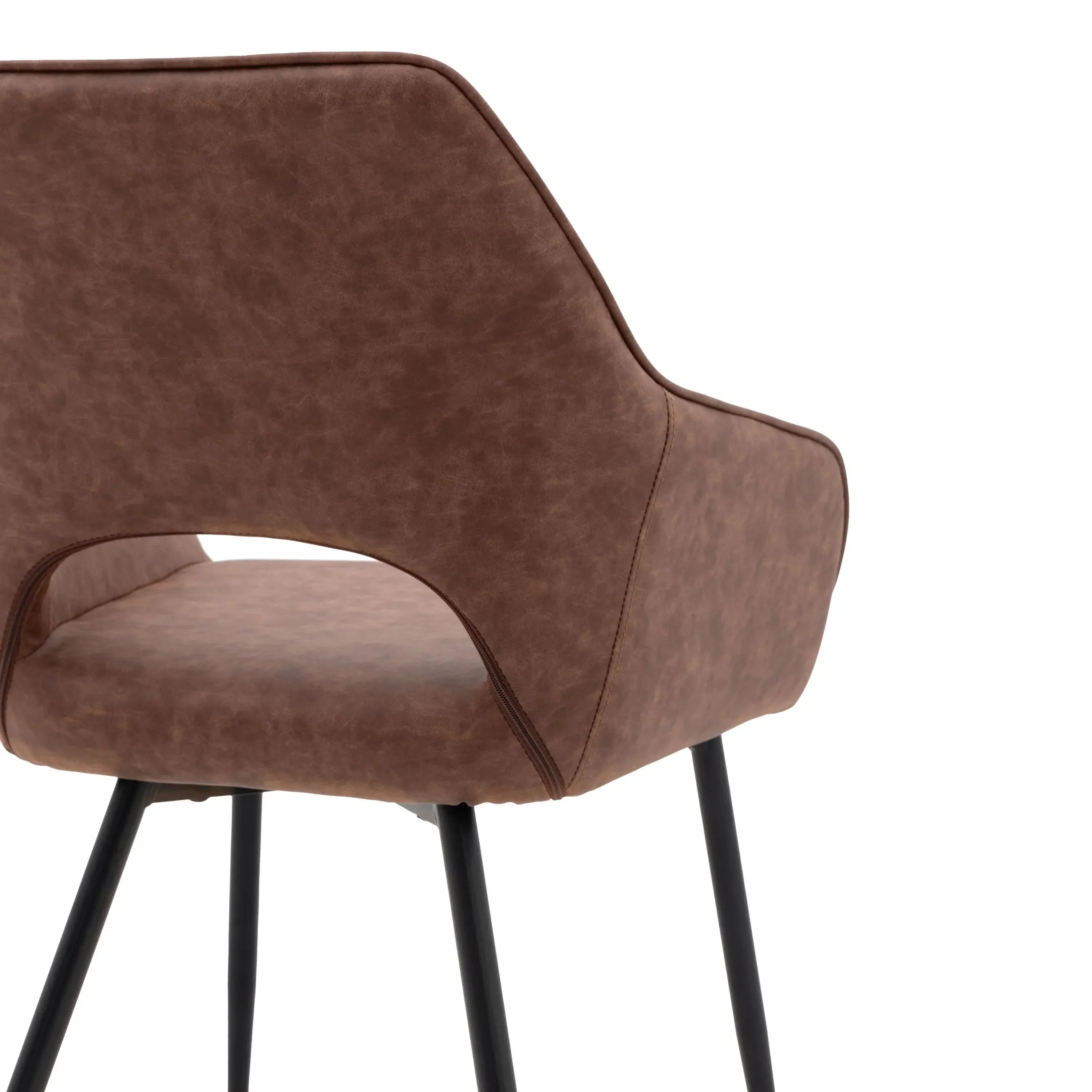 Ivorra Dining Chair Brown 2pk - Image 8