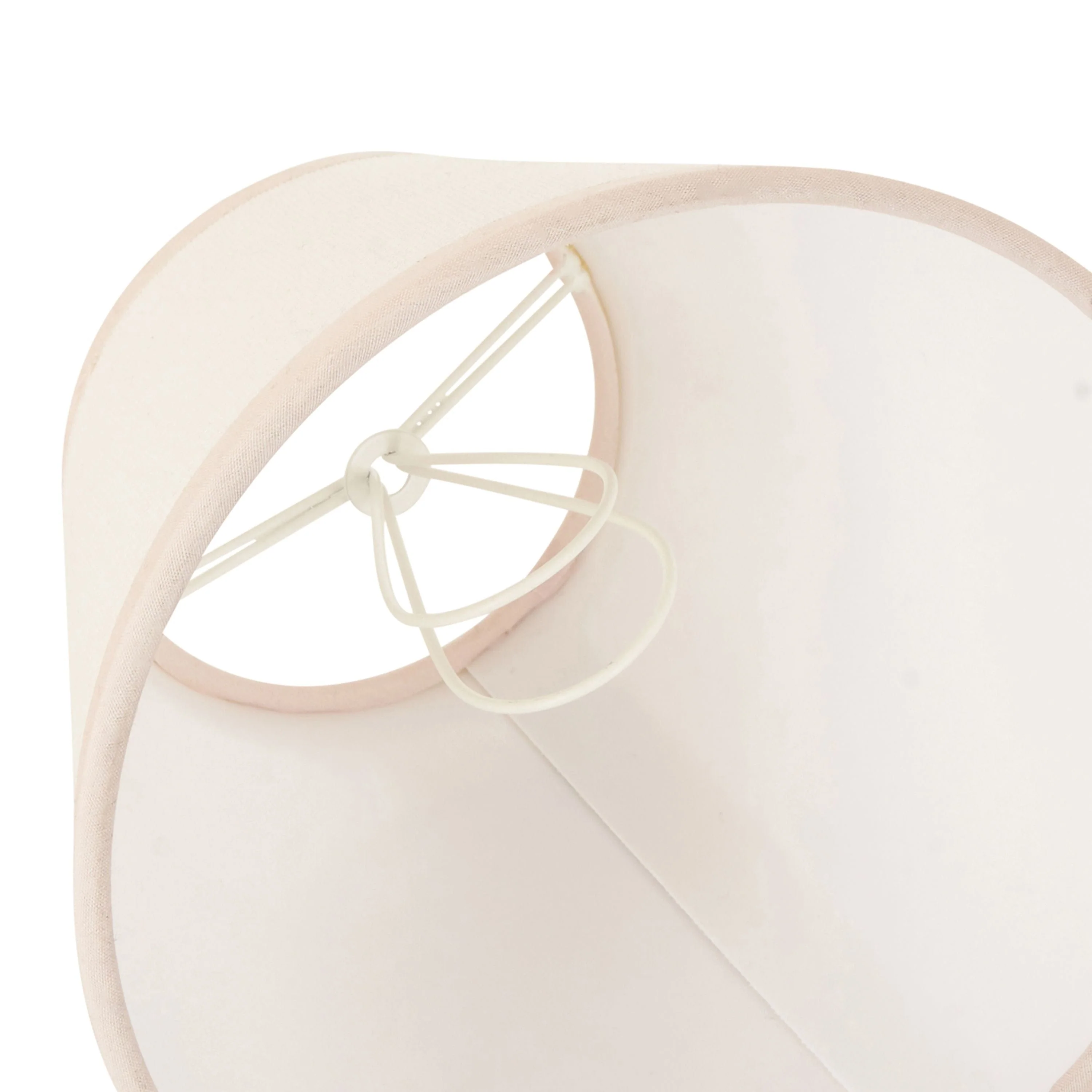 Ivy Shade Almond White Fabric 16cm - Image 6