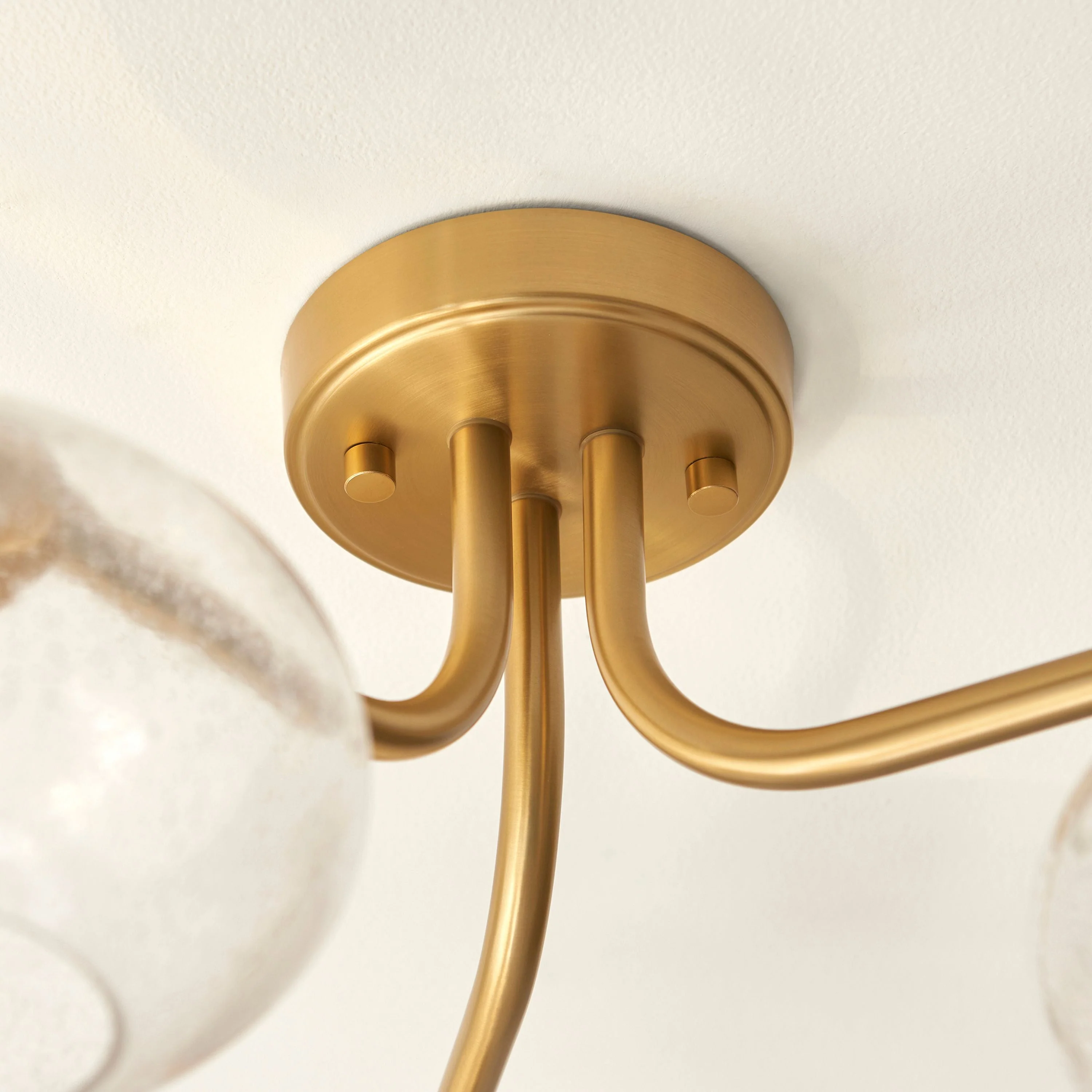 Jacob 3 Ceiling Light Warm Brass - Image 3